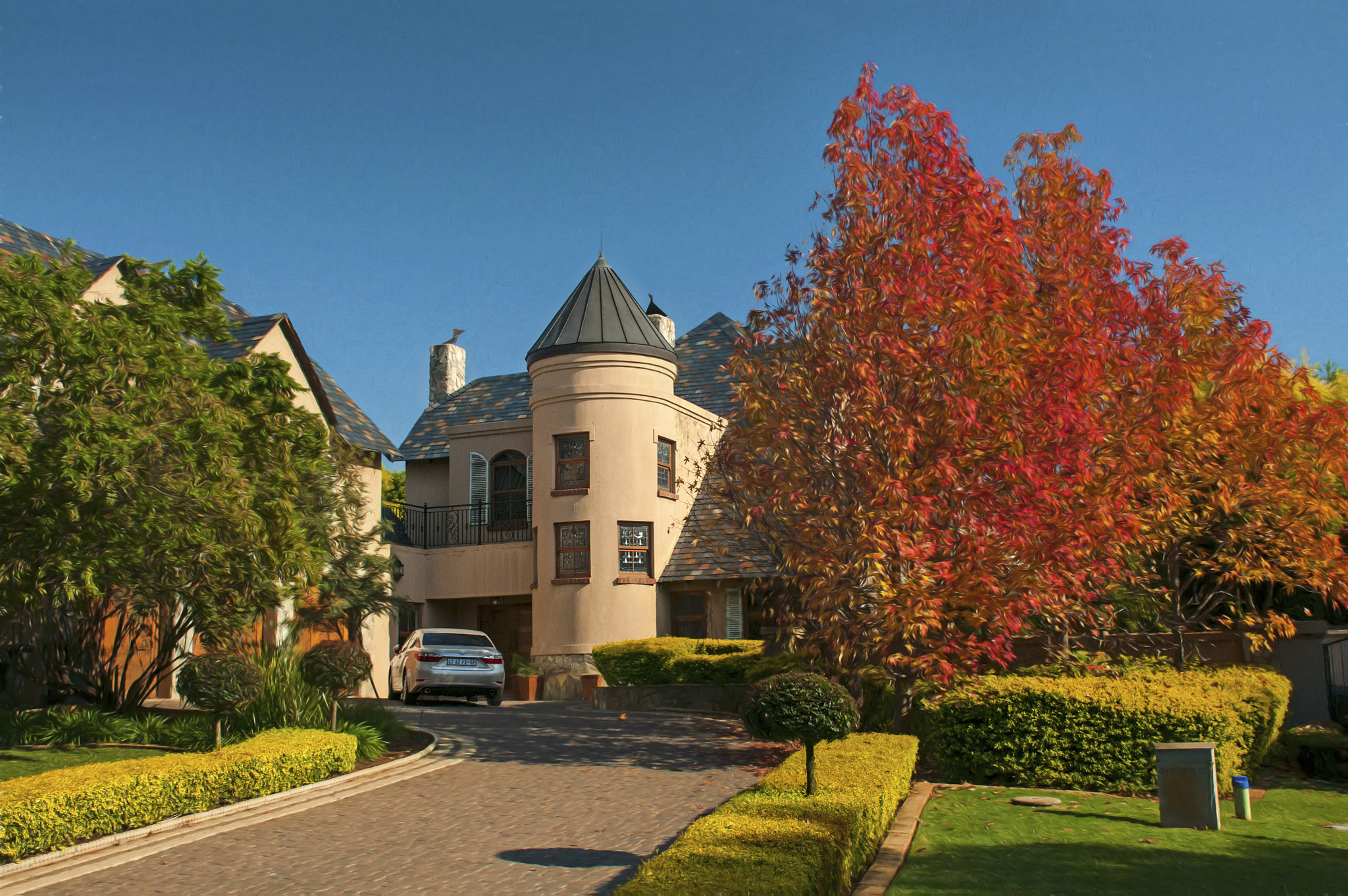 Nikon D300S sample photo. Autumn homestead photography