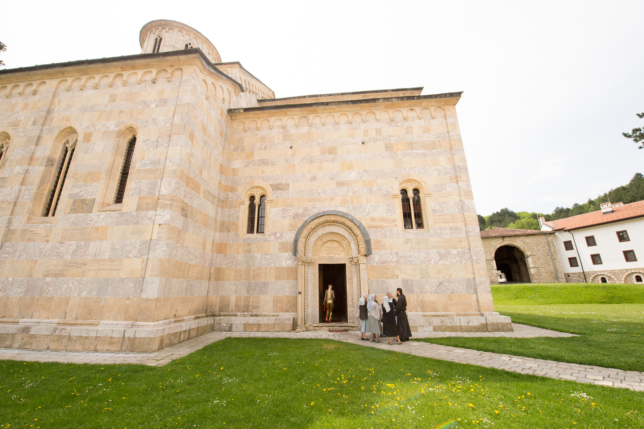 Nikon Df sample photo. Decani monastery, kosovo photography