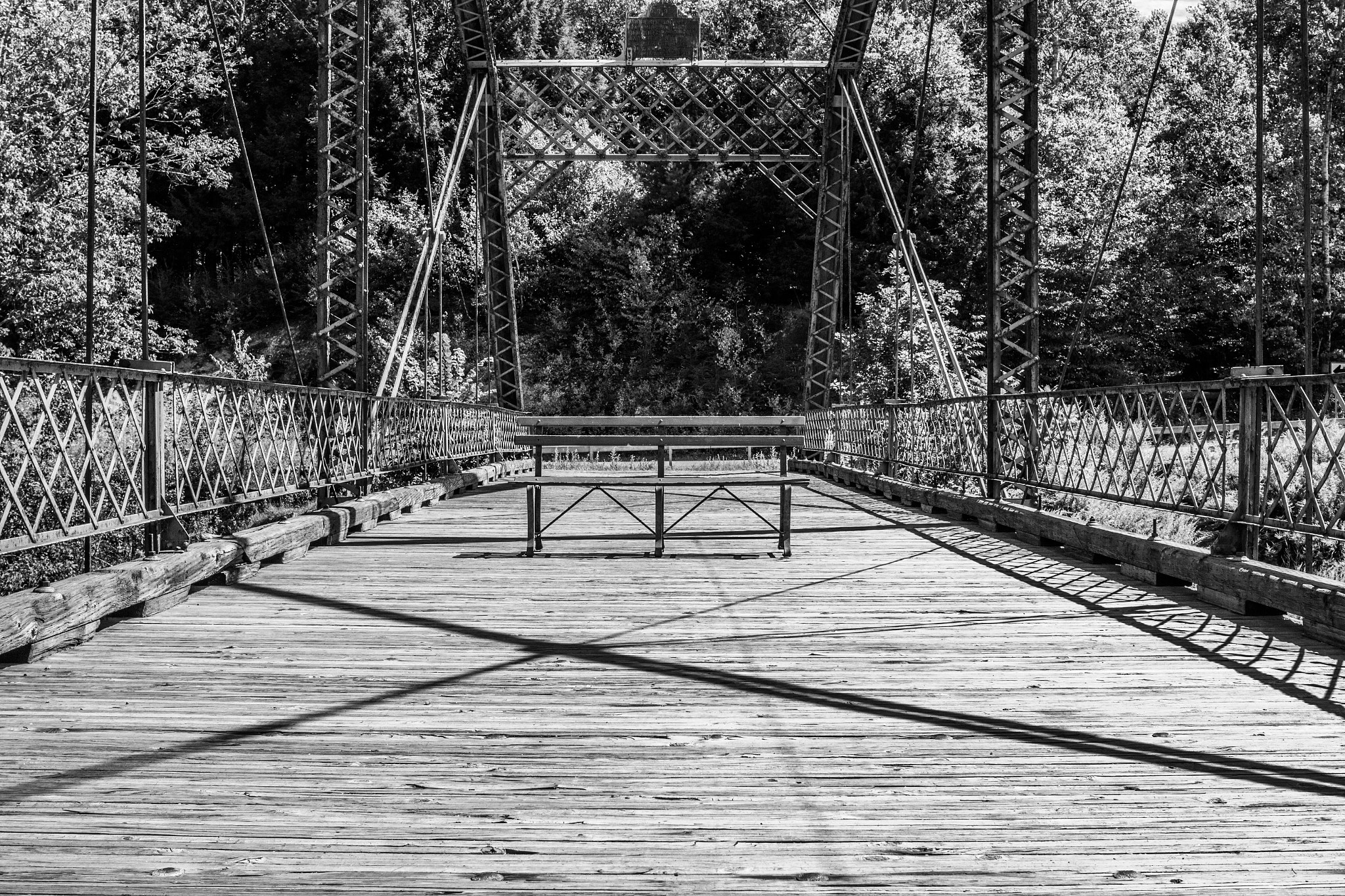 Canon EF-S 24mm F2.8 STM sample photo. Benched on a bridge photography