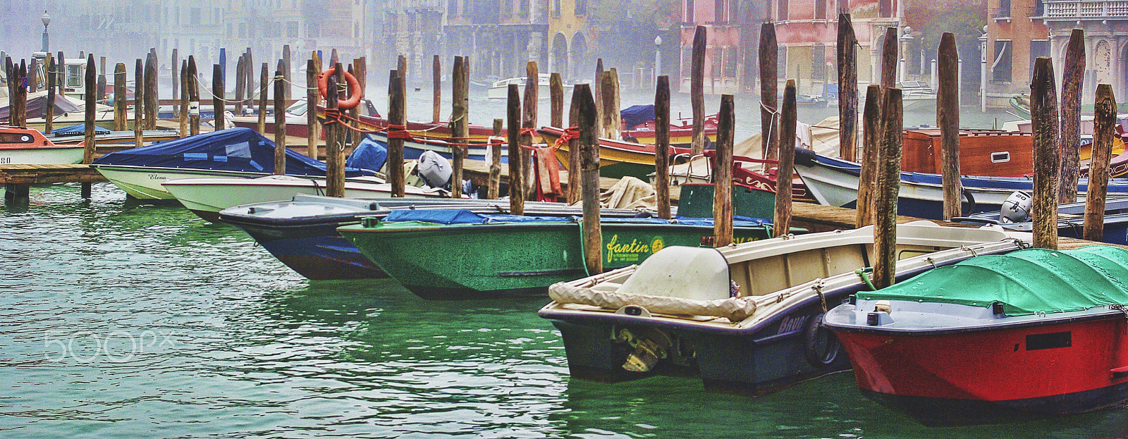 Schneider D-XENON 18-55mm F3.5-5.6 sample photo. Venice boats photography