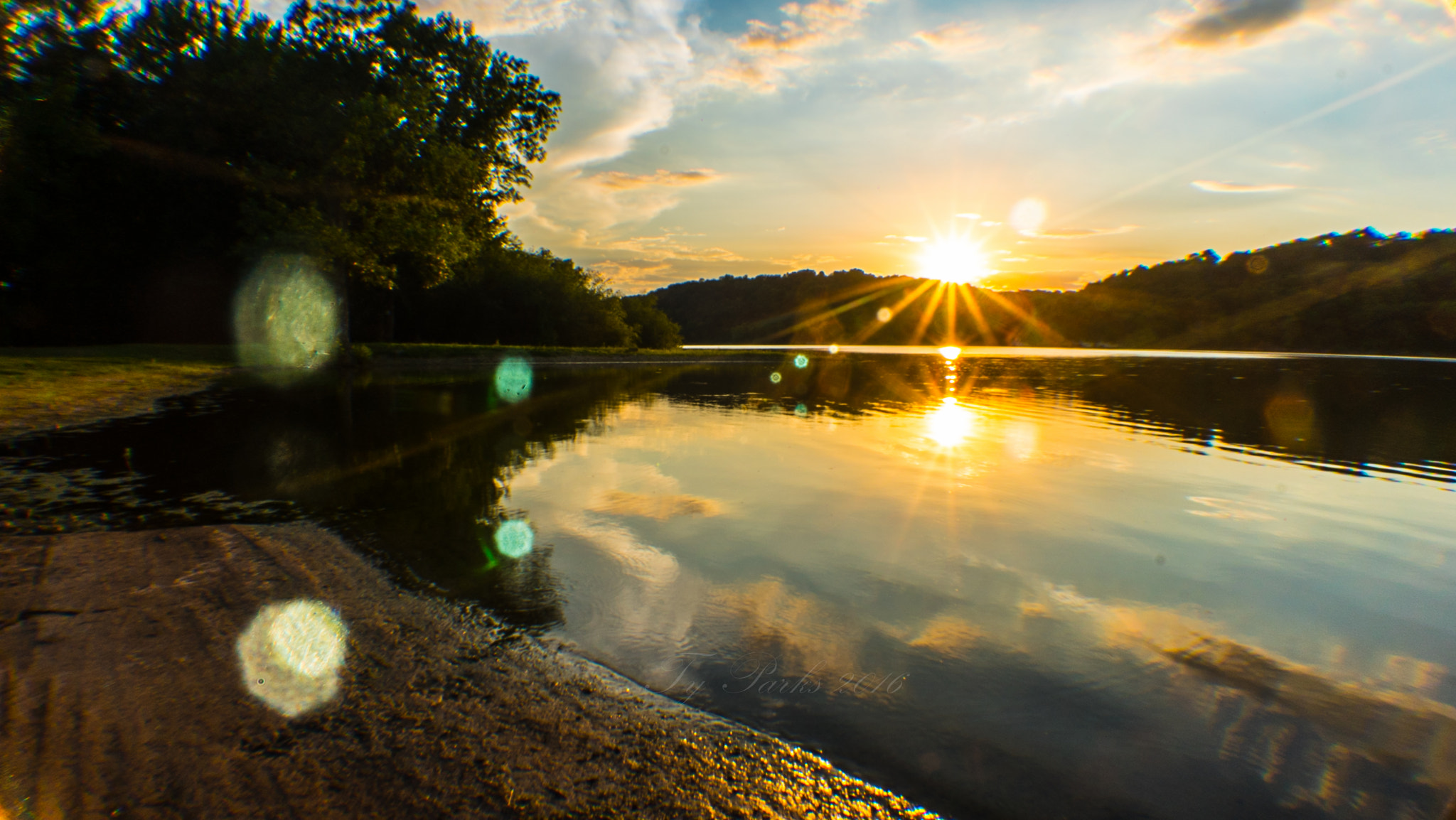 Sony a7S sample photo. Sunset at the lake photography