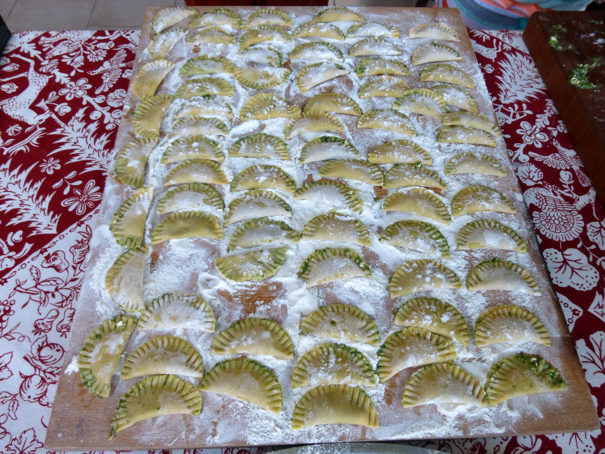 Panasonic DMC-SZ9 sample photo. Tortellini with spinach ricotta filling photography