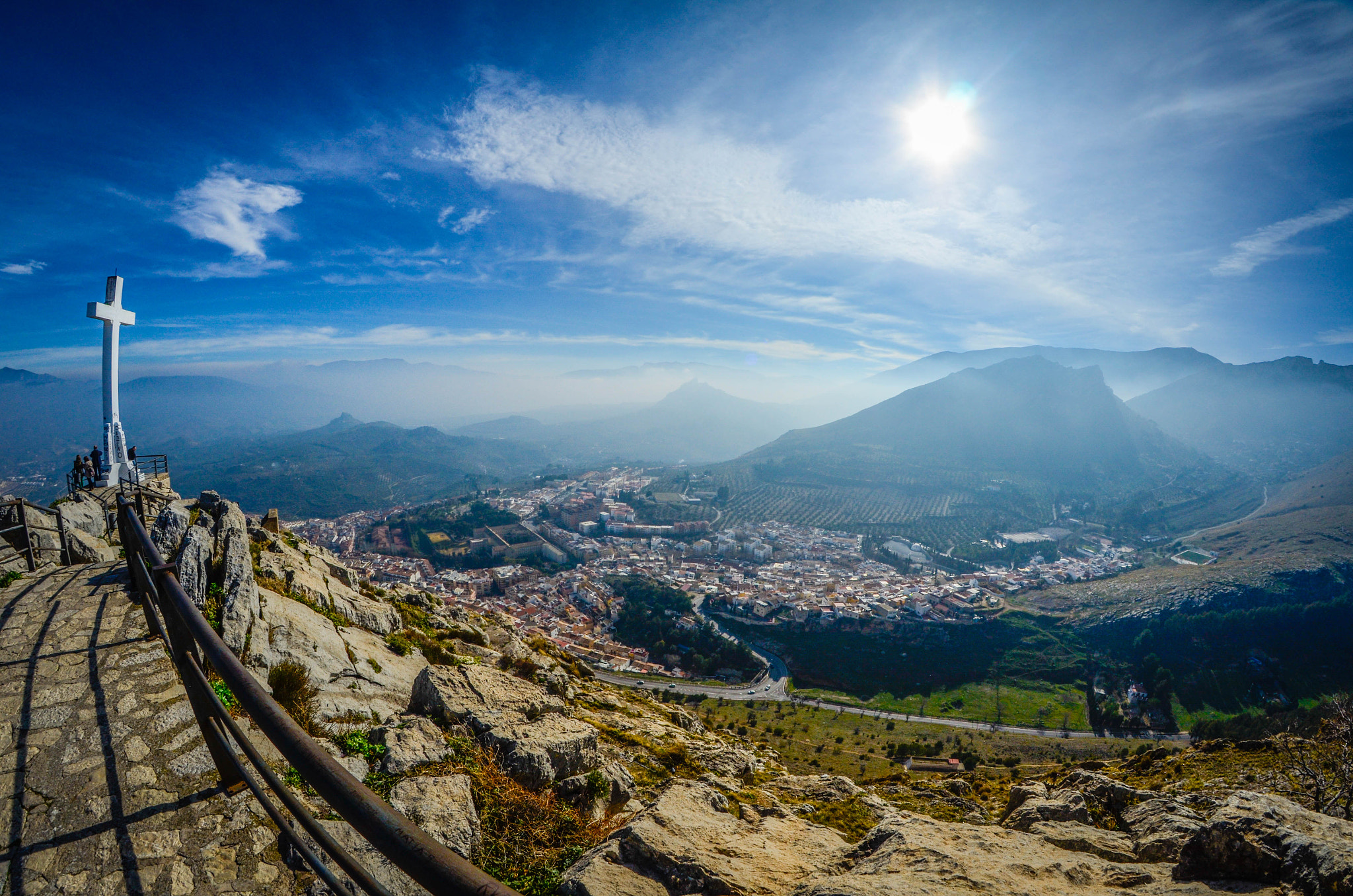 Nikon D7000 + Samyang 8mm F3.5 Aspherical IF MC Fisheye sample photo. Castillo de jaén photography