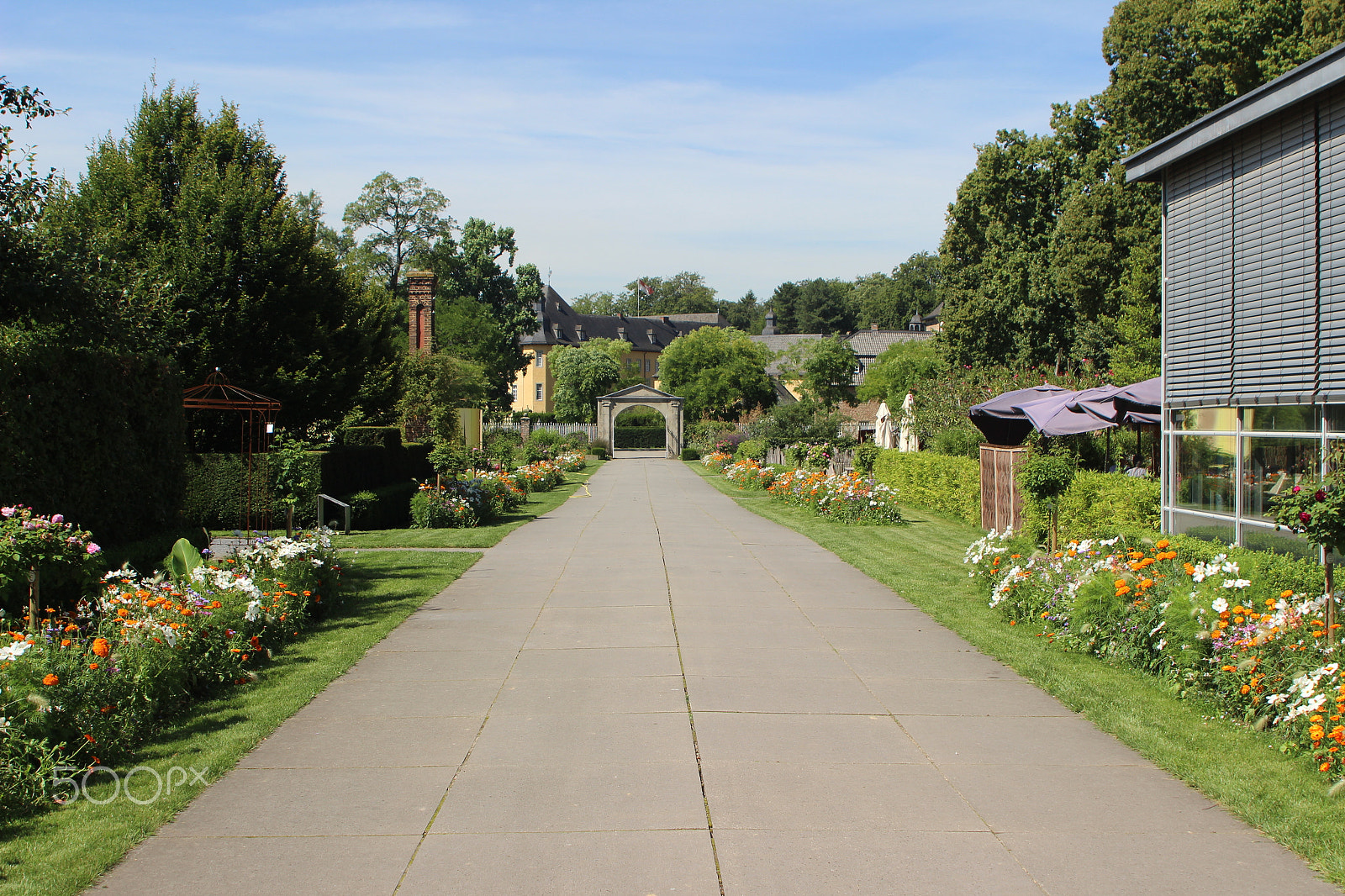 Canon EF 28-105mm f/3.5-4.5 USM sample photo. Schloss dyck no.14 photography