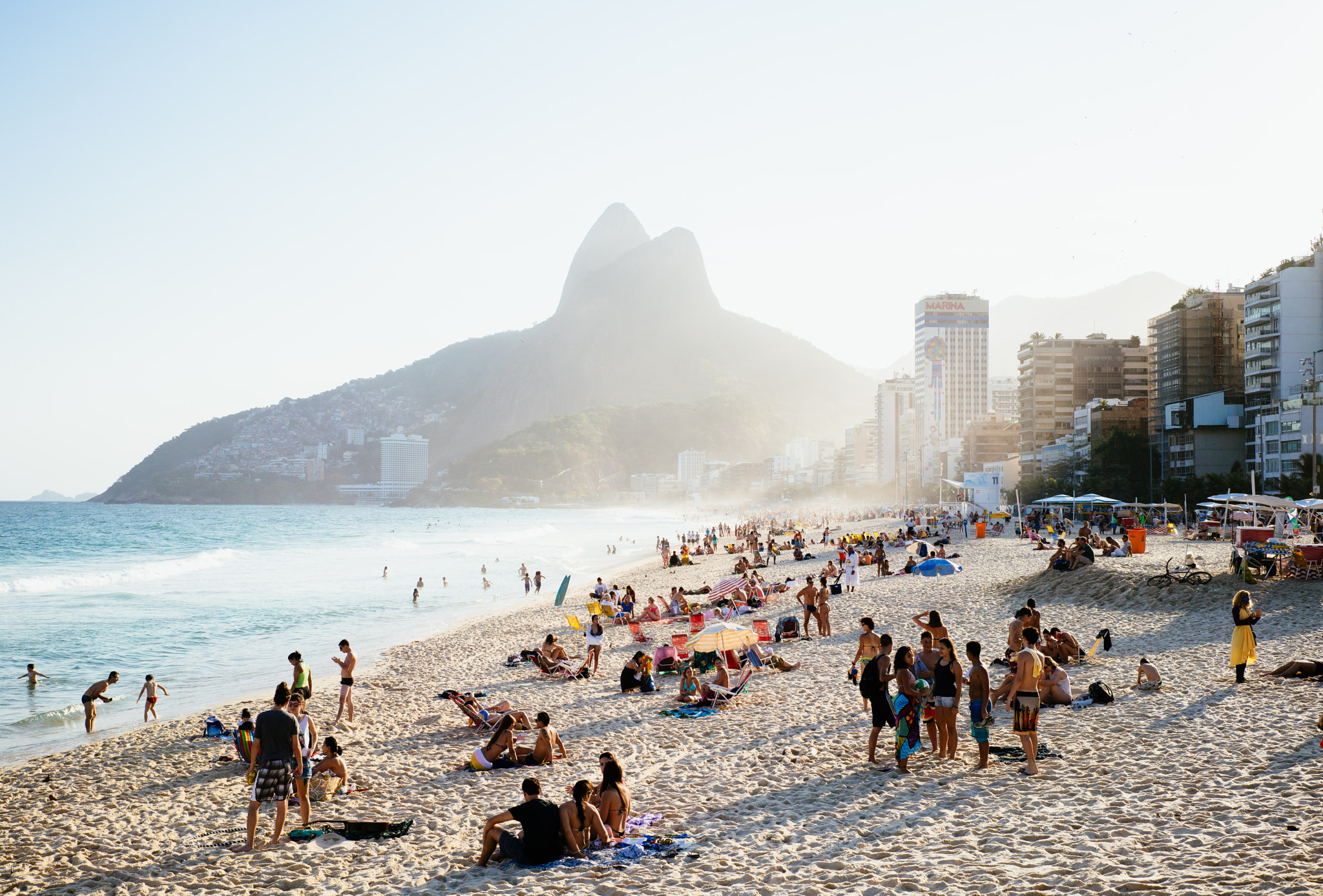 Sony a7R II + E 35mm F2 sample photo. Dos irmaos overlooking ipanema photography