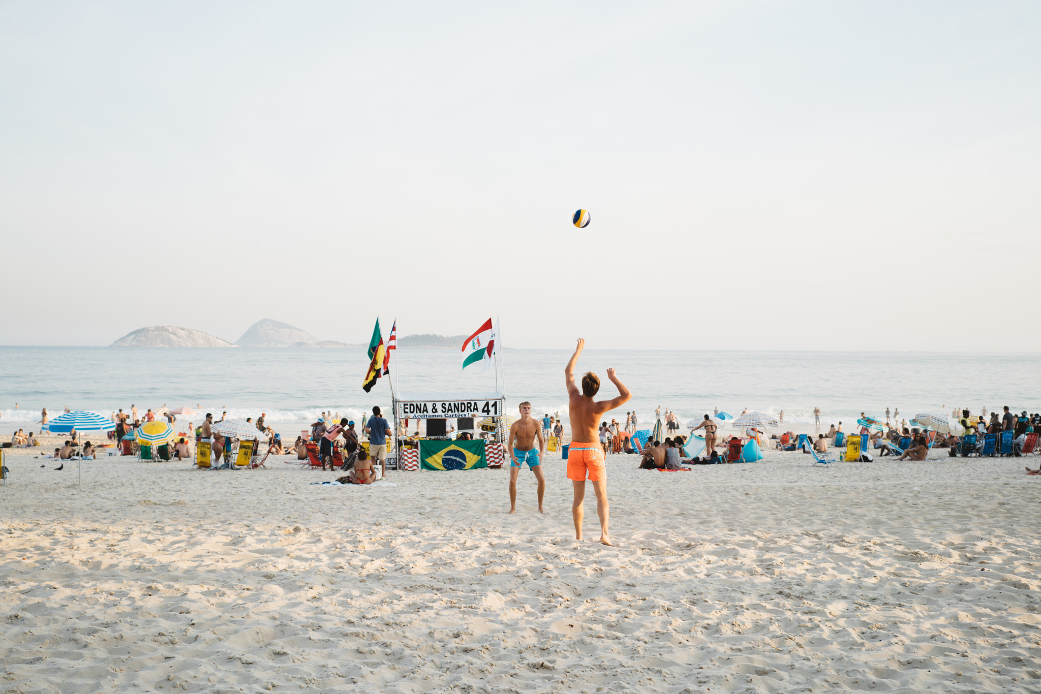 E 35mm F2 sample photo. Ipanema fun photography