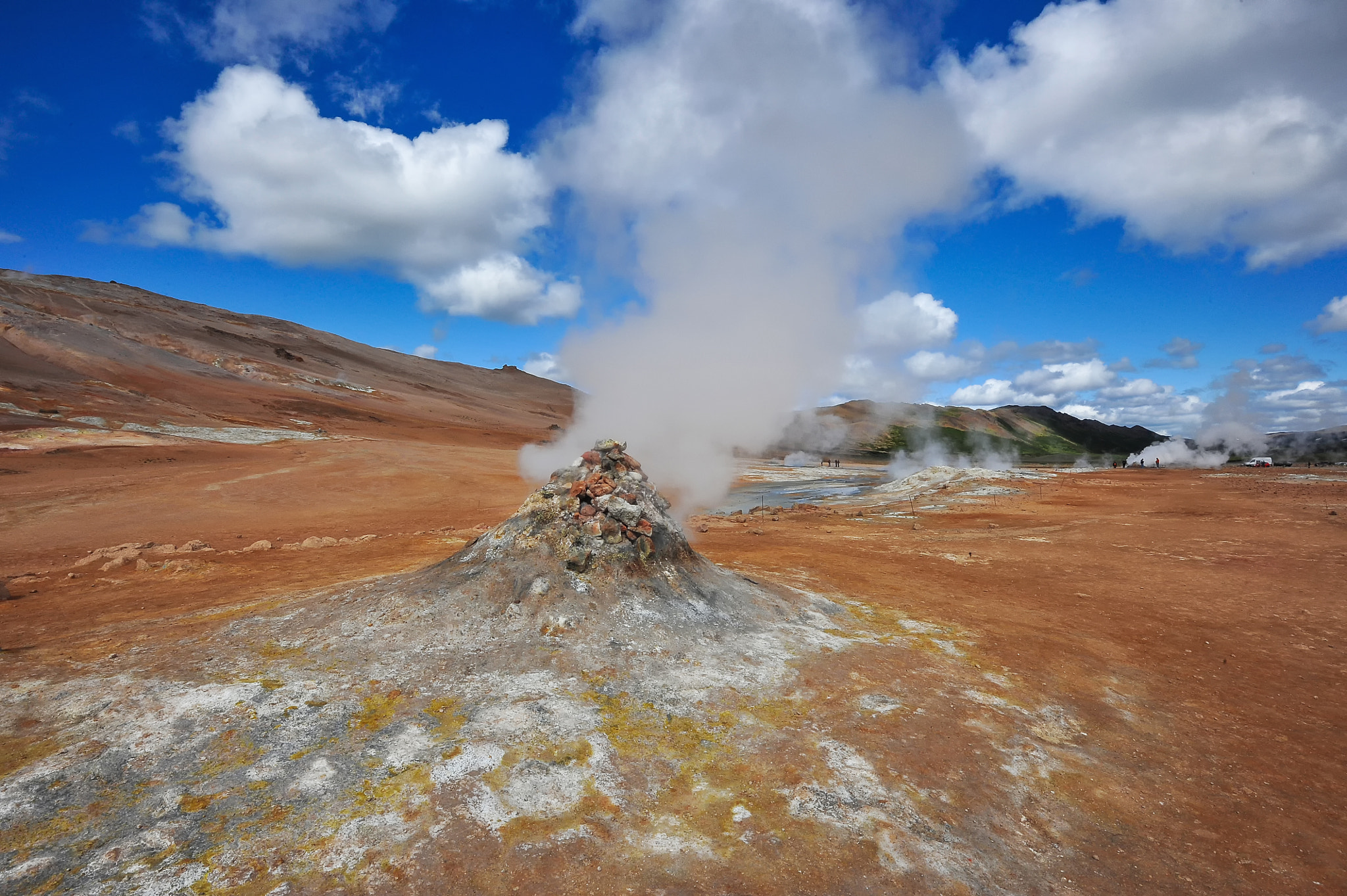 Nikon D3 sample photo. Námafjall photography
