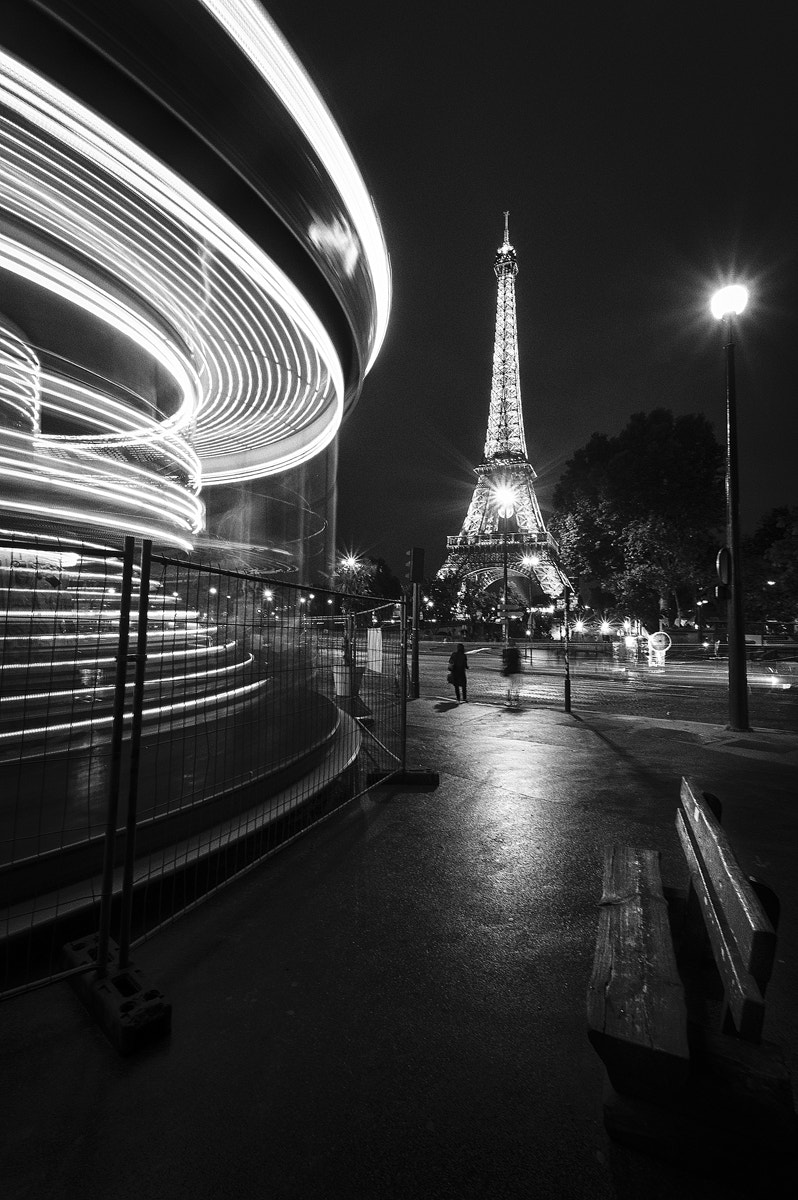 Pentax K-3 sample photo. Paris lights photography
