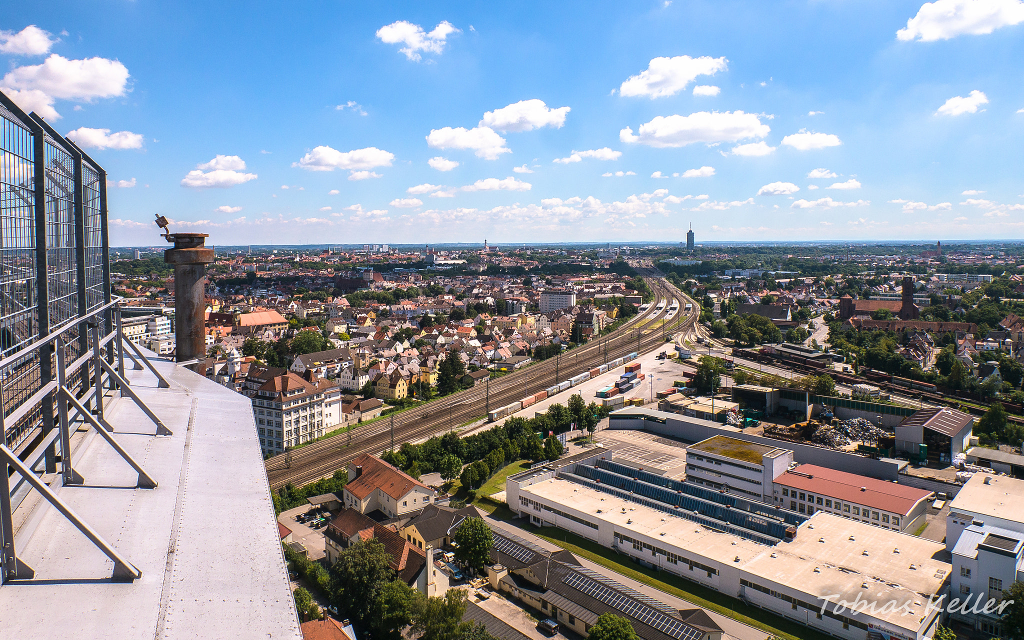 Panasonic Lumix DMC-G5 + Panasonic Lumix G 14mm F2.5 ASPH sample photo. Oberhausen von oben photography