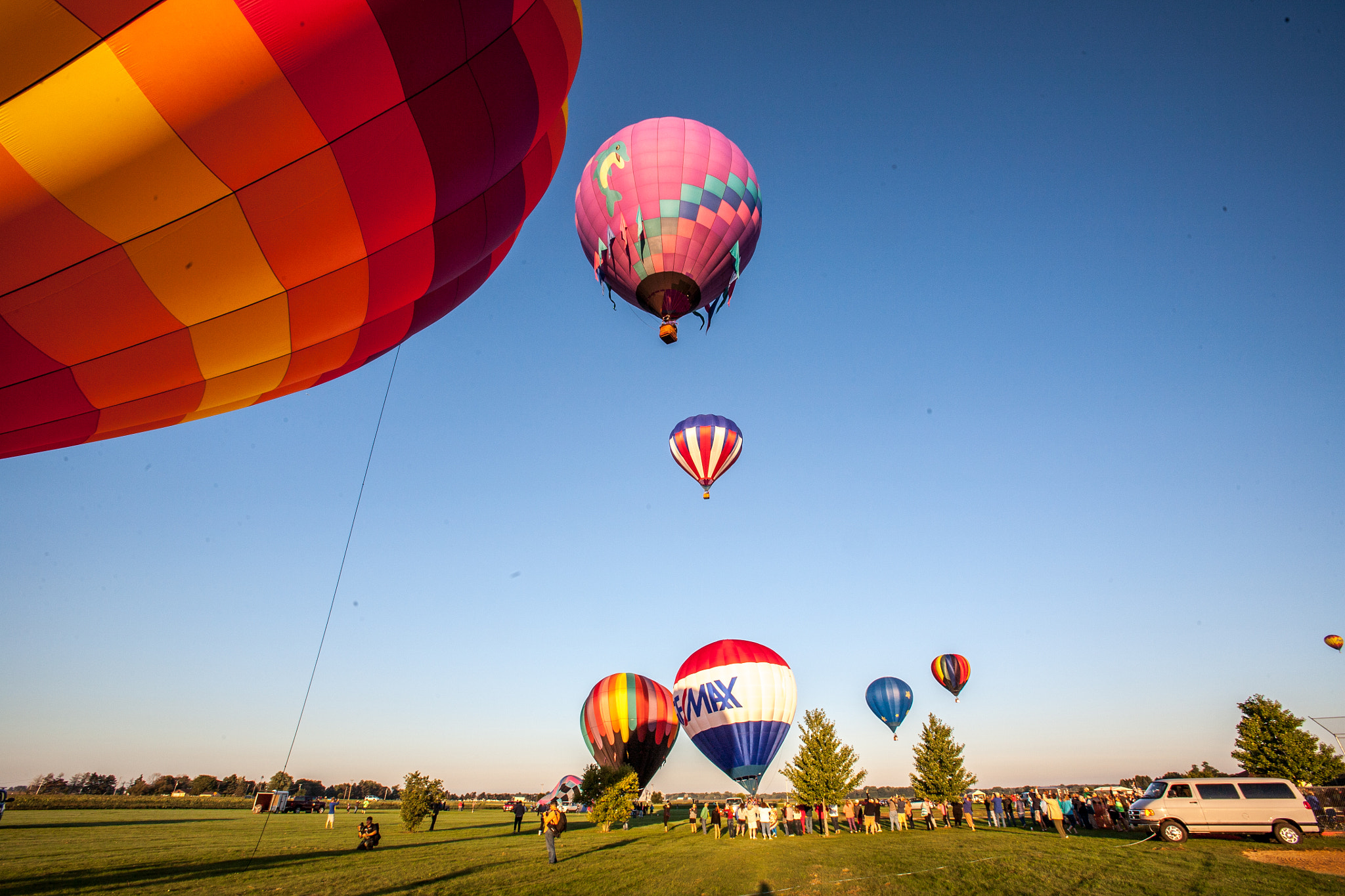 Canon EOS 5D + Canon EF 16-35mm F2.8L USM sample photo. Harvard balloon festival photography