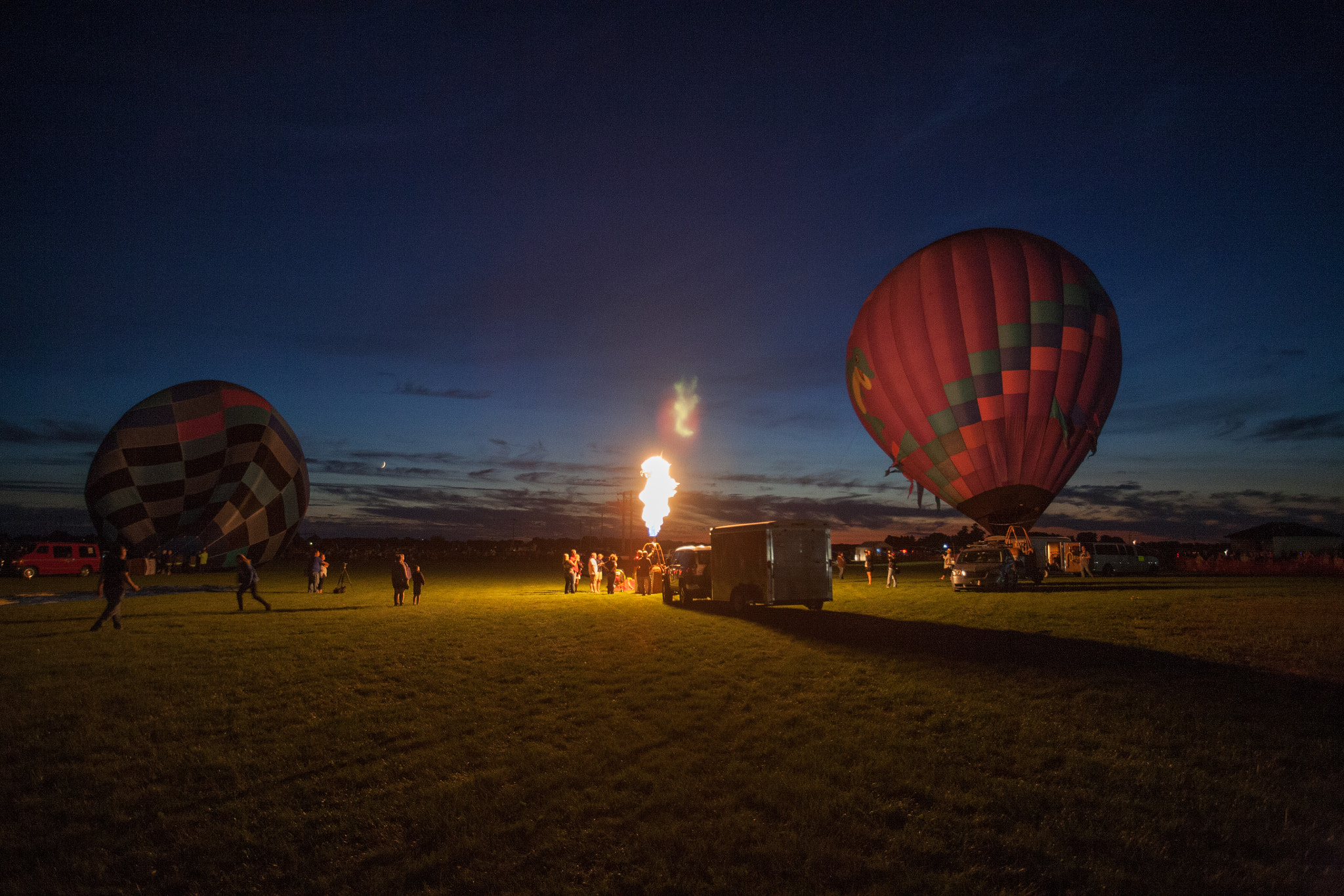 Canon EF 16-35mm F2.8L USM sample photo. Harvard balloon festival photography