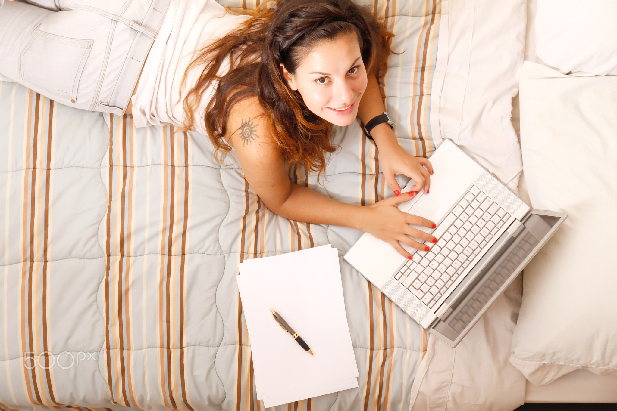 Studying in the Bedroom