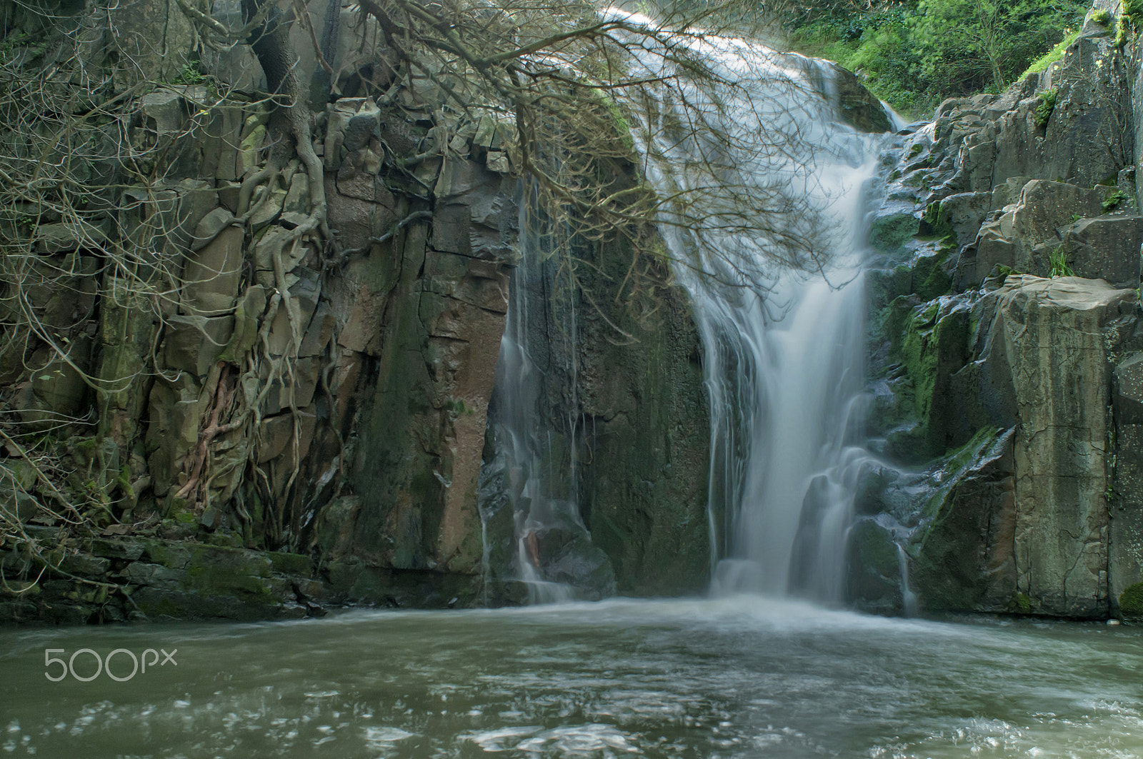 Nikon D300 + AF Nikkor 28mm f/2.8 sample photo. Anços waterfall, montelavar, sintra, portugal photography