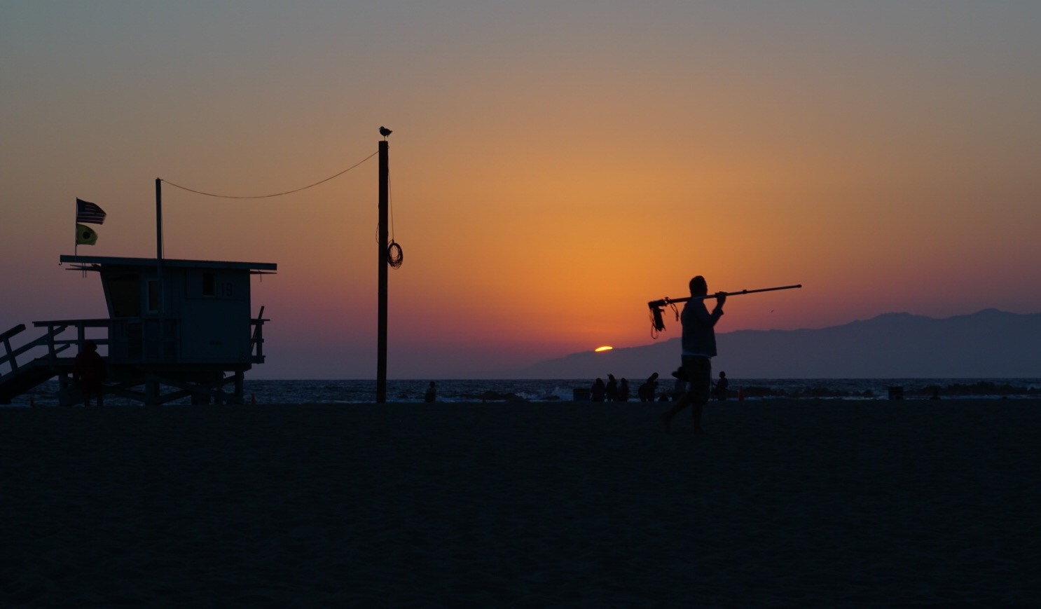 Sony a6000 + Sony FE 28-70mm F3.5-5.6 OSS sample photo. Sunset at venice beach photography