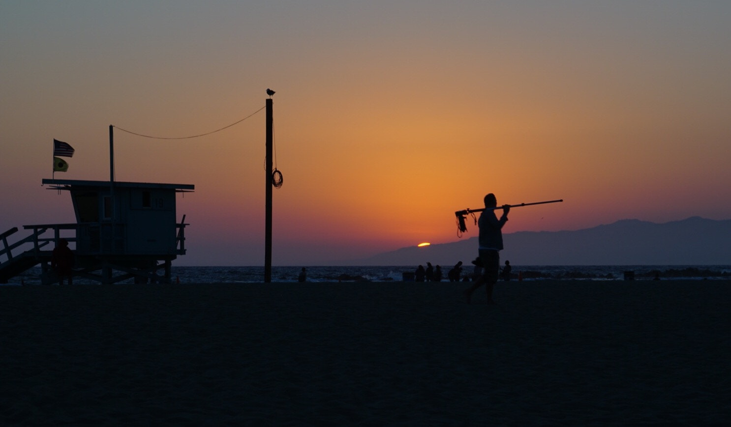 Sony FE 28-70mm F3.5-5.6 OSS sample photo. Sunset at venice beach photography