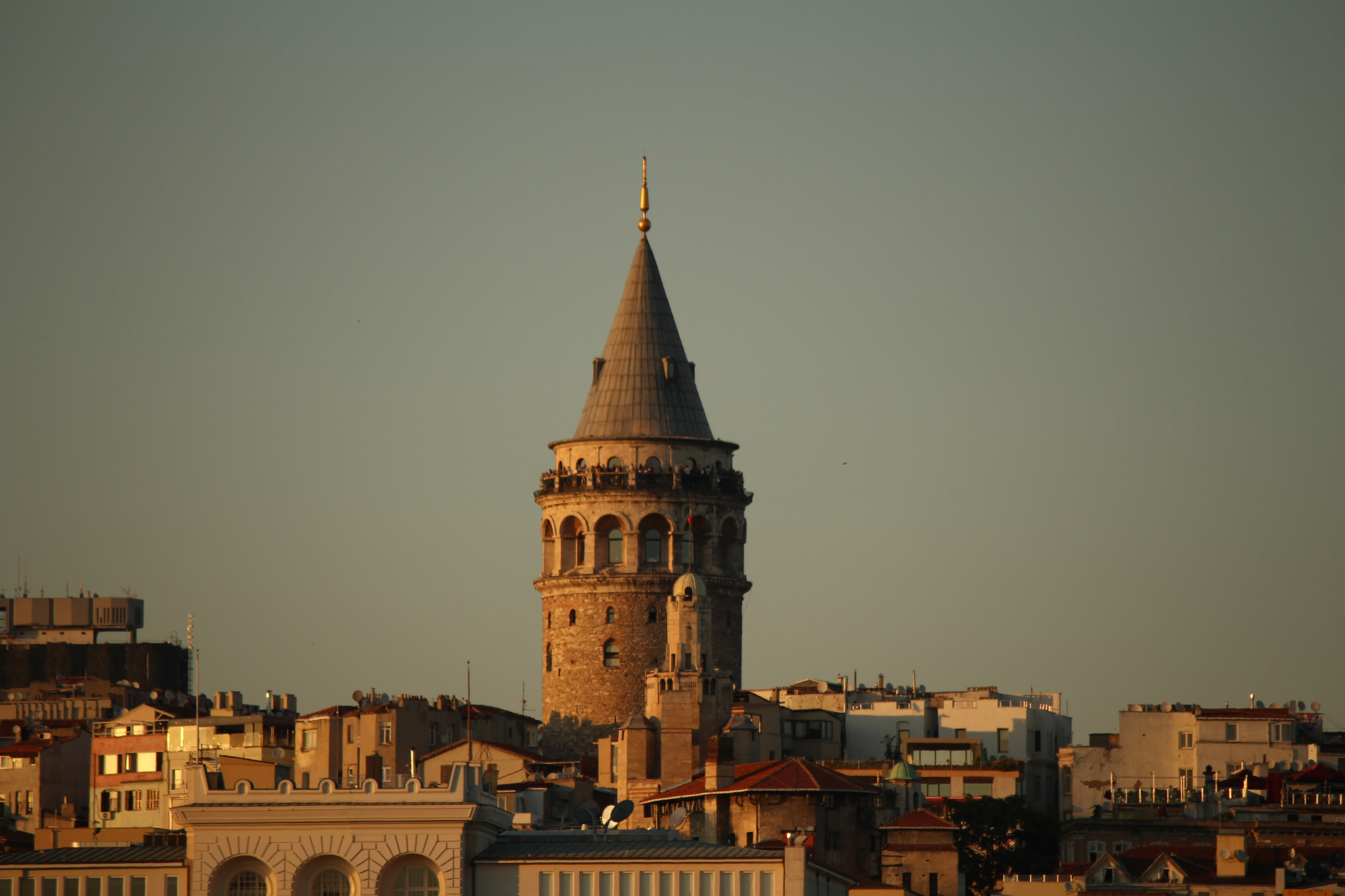 Canon EF-S 55-250mm F4-5.6 IS sample photo. Galata tower photography