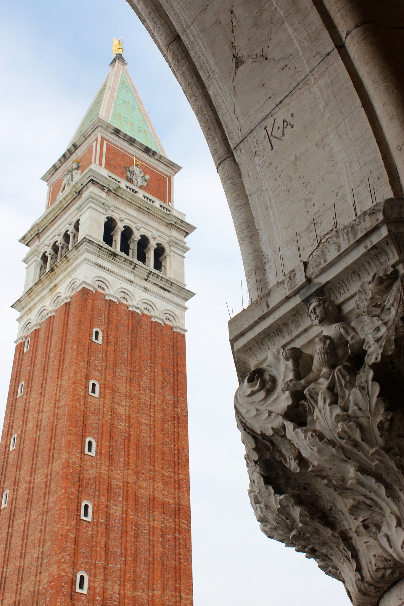 Canon EF-S 18-55mm F3.5-5.6 IS II sample photo. The campanile of st. mark’s is an imposing square  ... photography