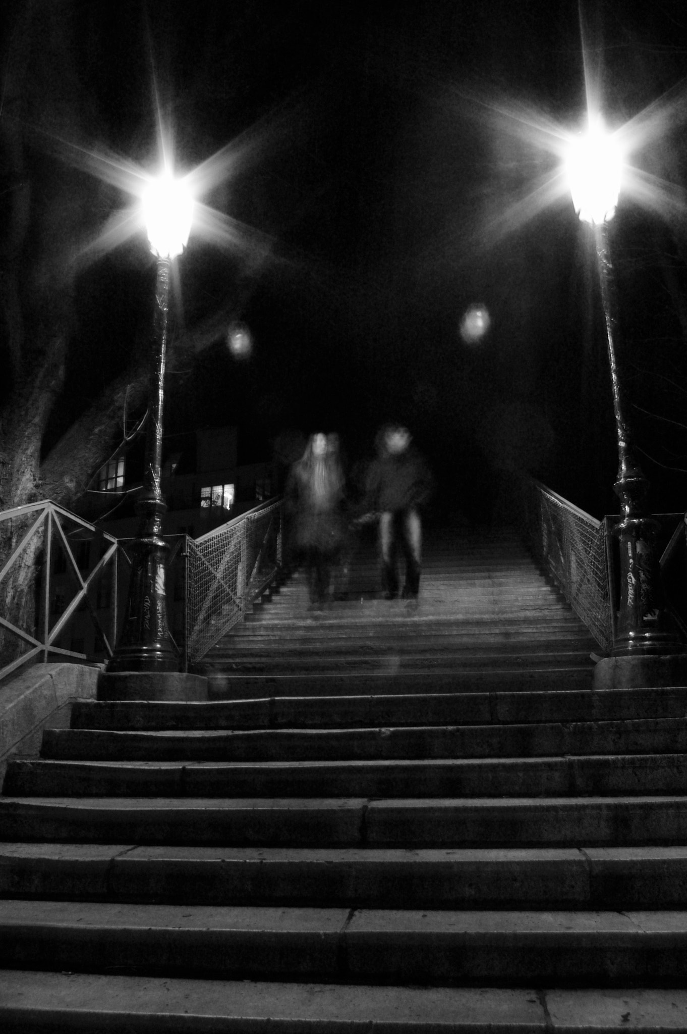 Pentax K110D sample photo. Les ombres du canal st martin paris photography