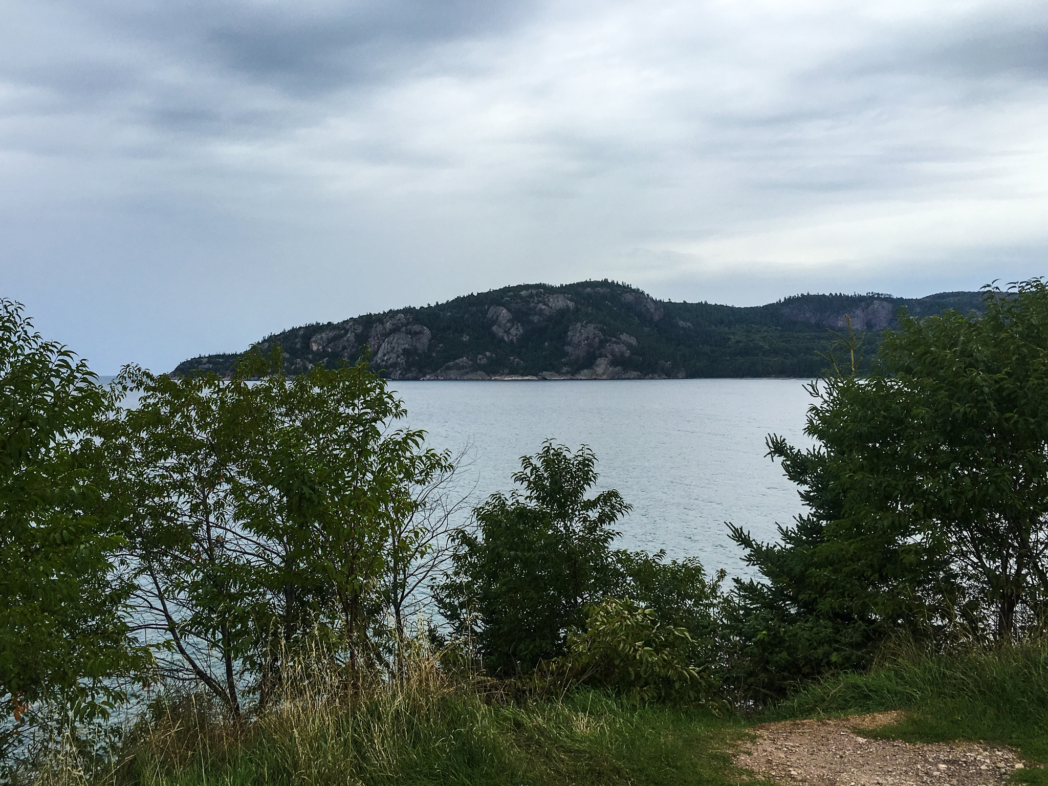 Apple iPhone8,2 sample photo. Stormy day in alona bay, ontario photography