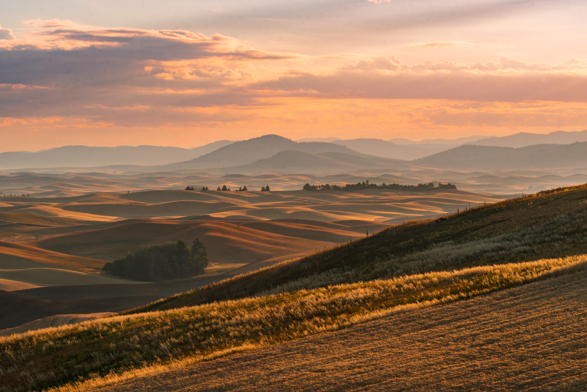Sony FE 70-300mm F4.5-5.6 G OSS sample photo. Steptoe butte dawn photography
