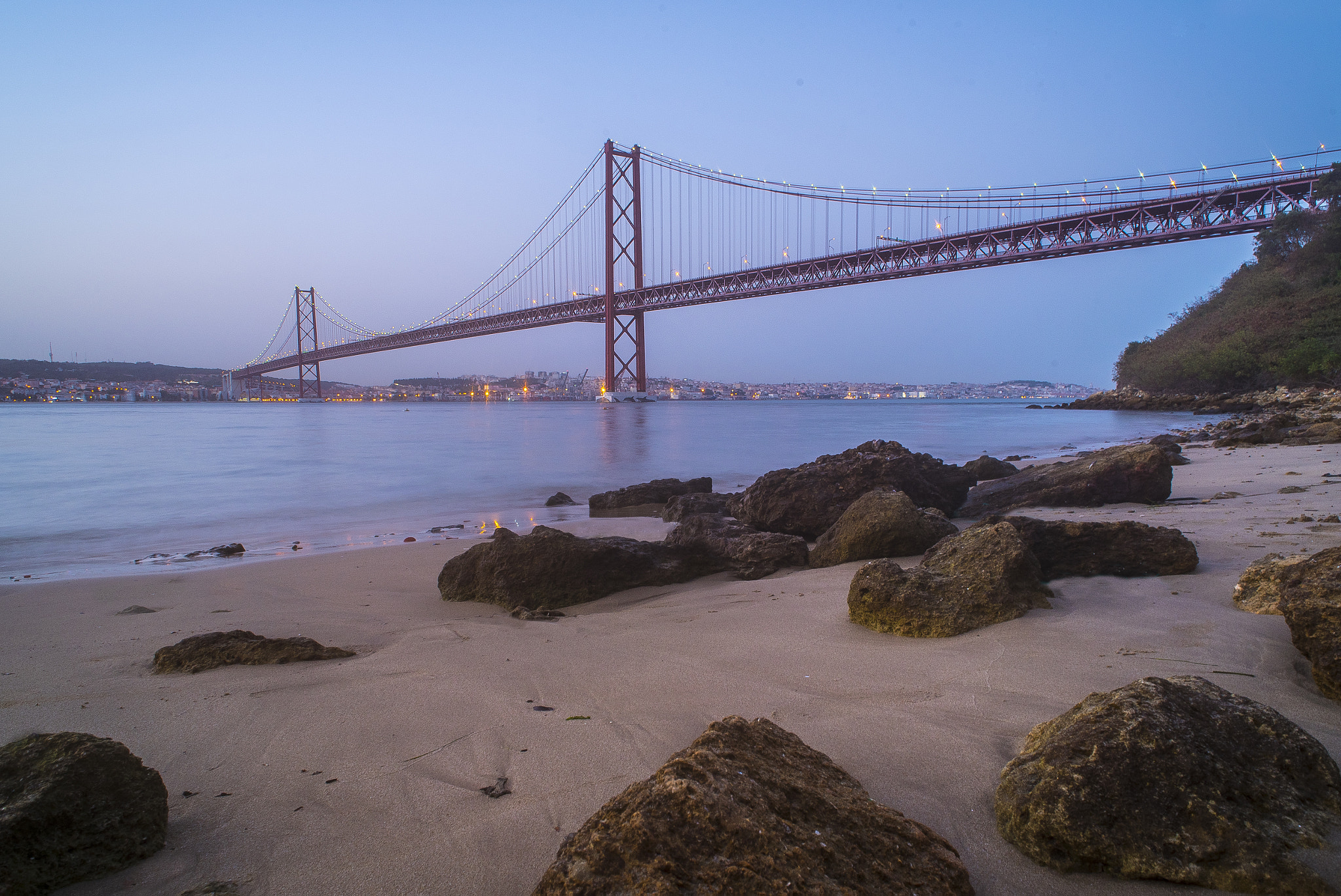 Nikon D750 sample photo. Tagus bridge in a september afternoon photography