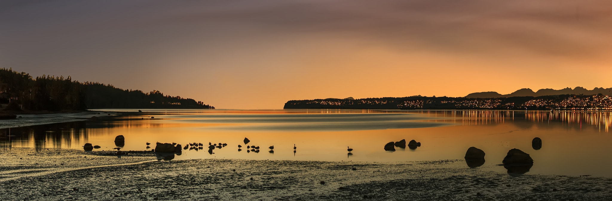 Nikon D3X sample photo. Evening at drayton harbor photography