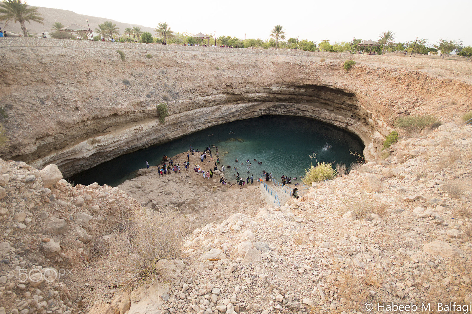 Canon EOS 100D (EOS Rebel SL1 / EOS Kiss X7) + Sigma 10-20mm F4-5.6 EX DC HSM sample photo. Hawiyat najm - dabab sinkhole photography