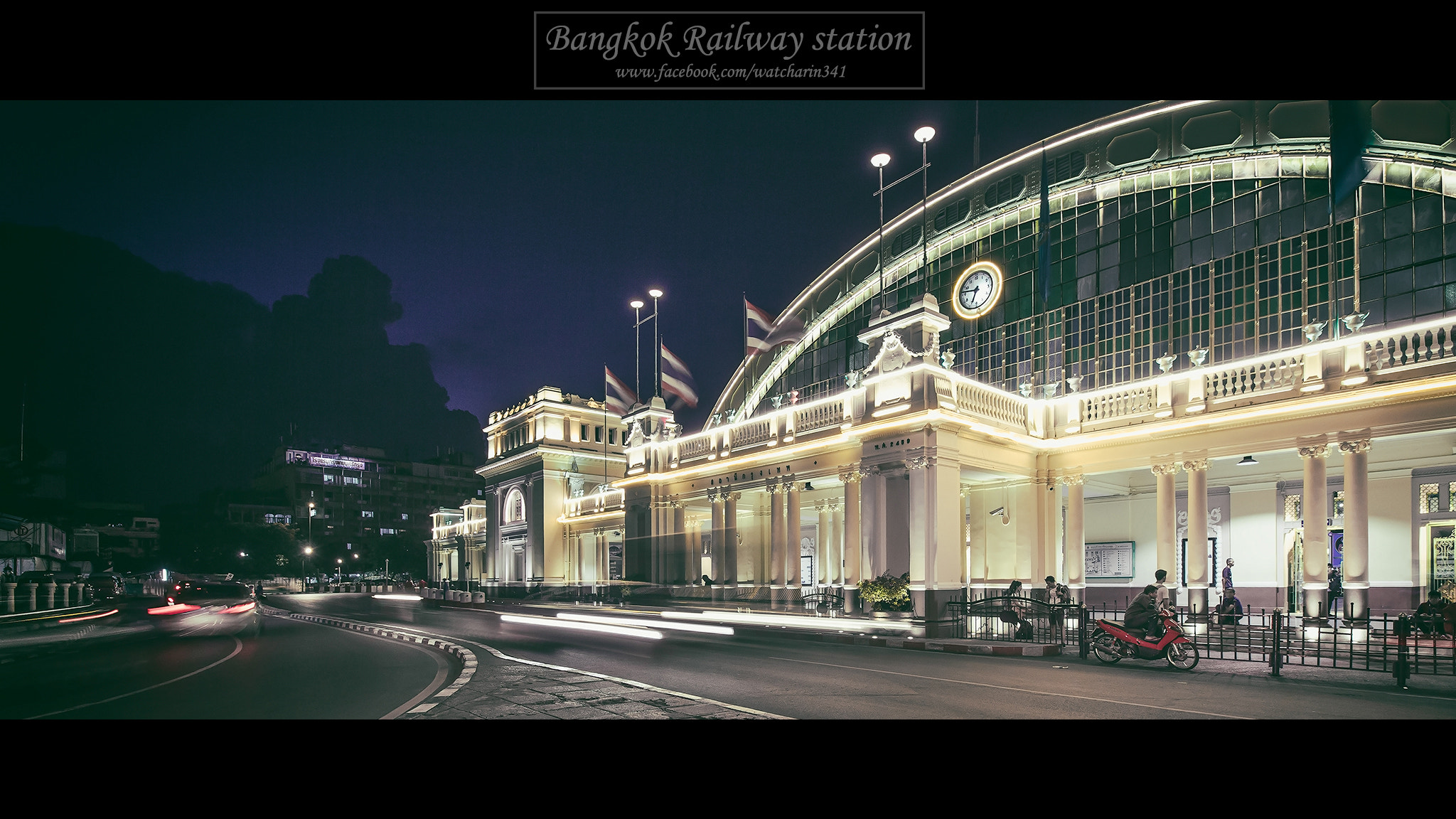 Canon EOS 600D (Rebel EOS T3i / EOS Kiss X5) + Canon EF-S 10-18mm F4.5–5.6 IS STM sample photo. Bangkok railway station photography