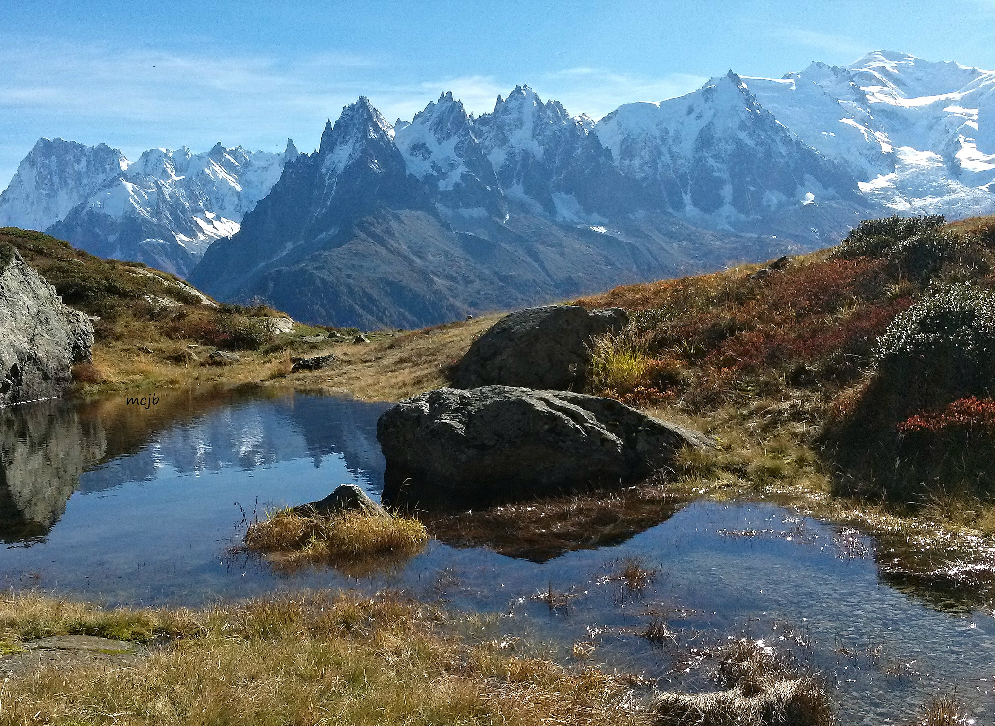 LG Optimus G sample photo. Ambiance automnale face au mont blanc photography
