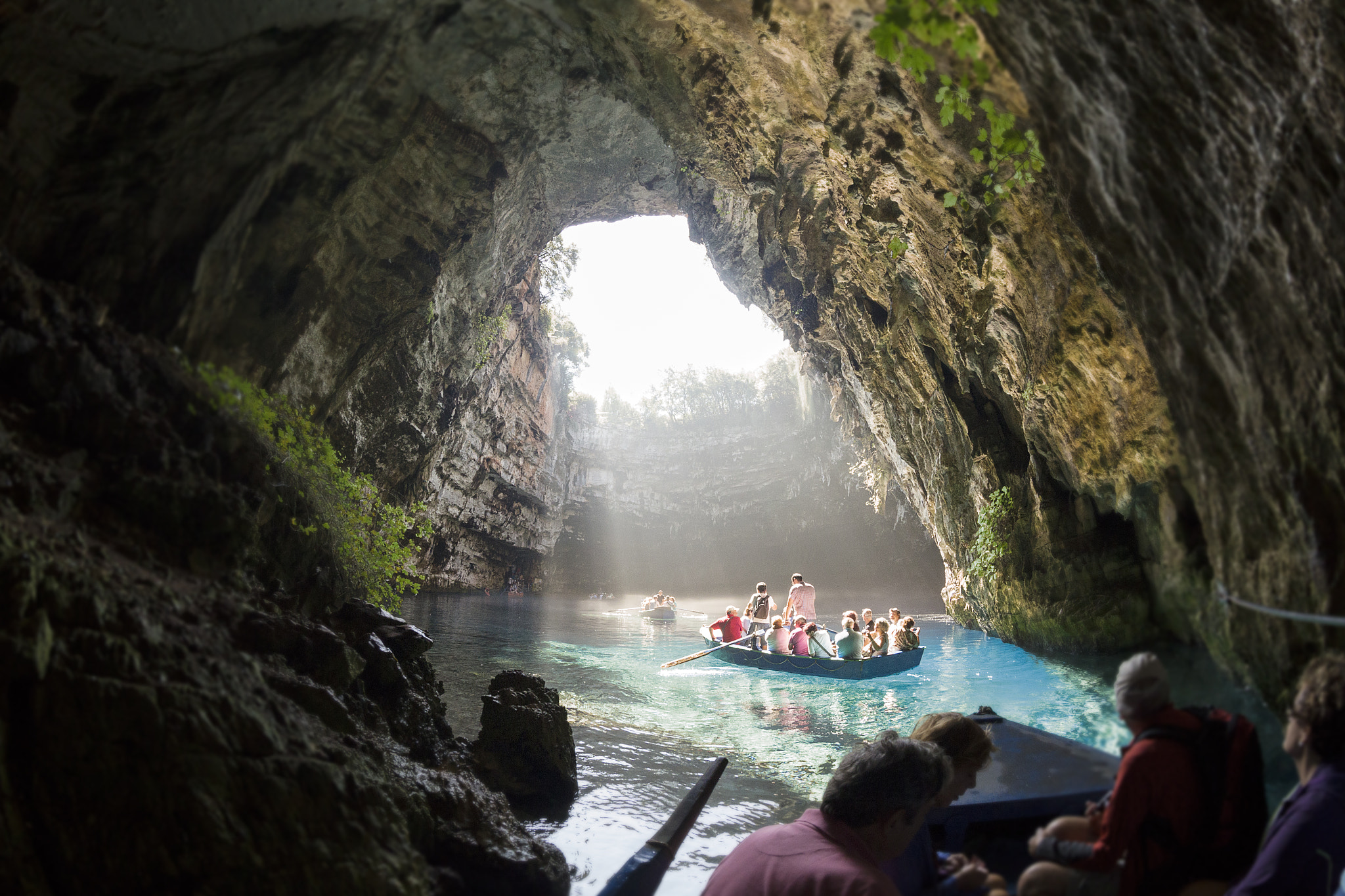 Canon EF 8-15mm F4L Fisheye USM sample photo. Melissani lake photography