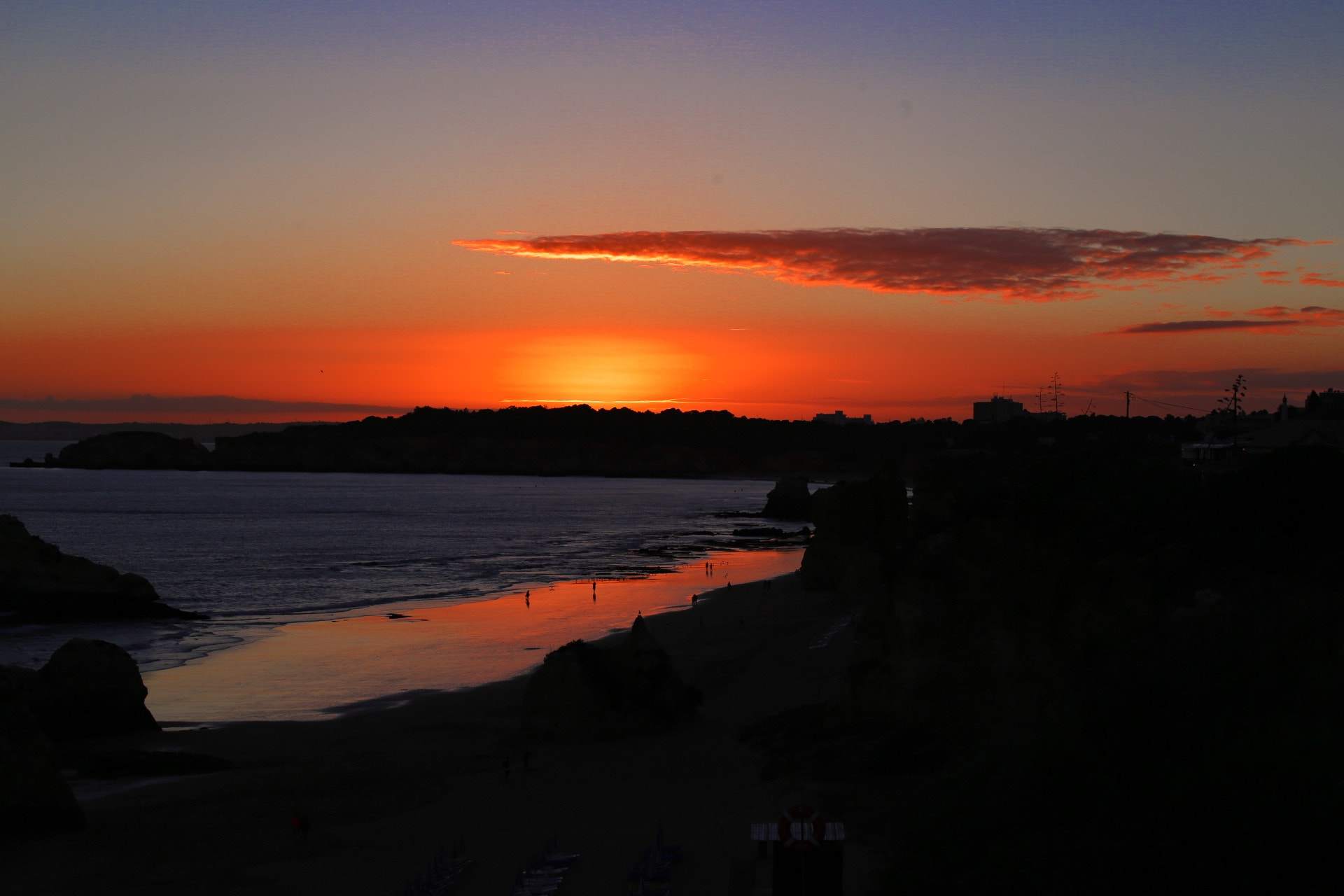 Canon EOS 6D + Canon 70-300mm sample photo. Sunset in algarve photography