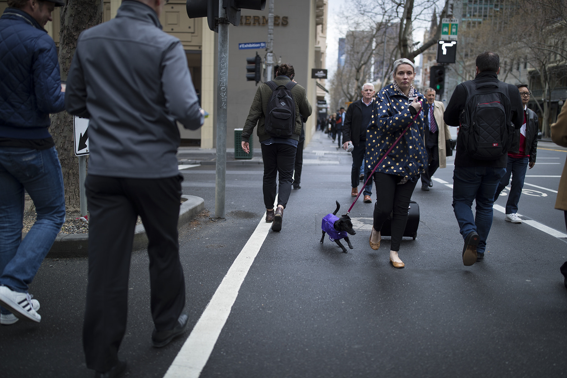 Canon EF 35mm F1.4L II USM sample photo. Crossing the street photography
