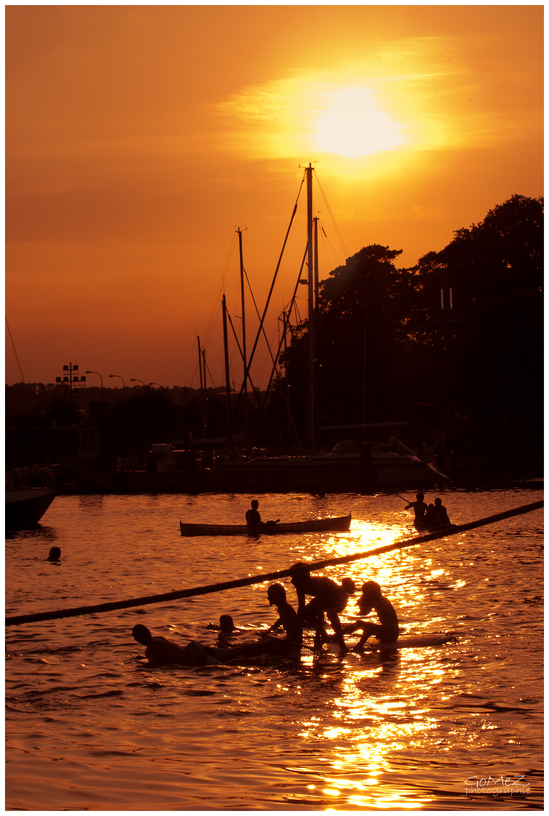 Nikon D200 sample photo. Stunning sunset in kiel photography