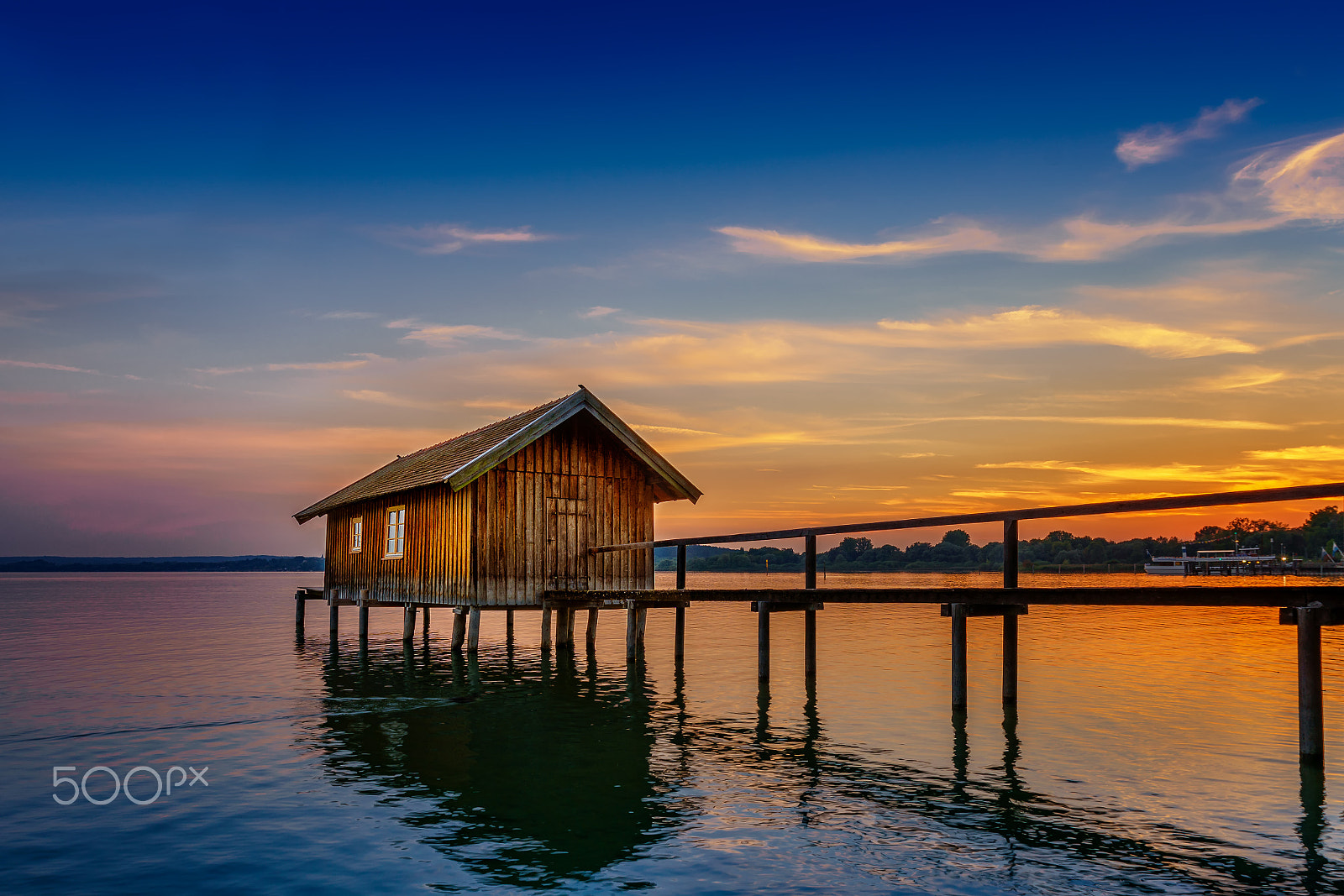 Sony a7R II + Sony DT 50mm F1.8 SAM sample photo. Ammersee sunset photography