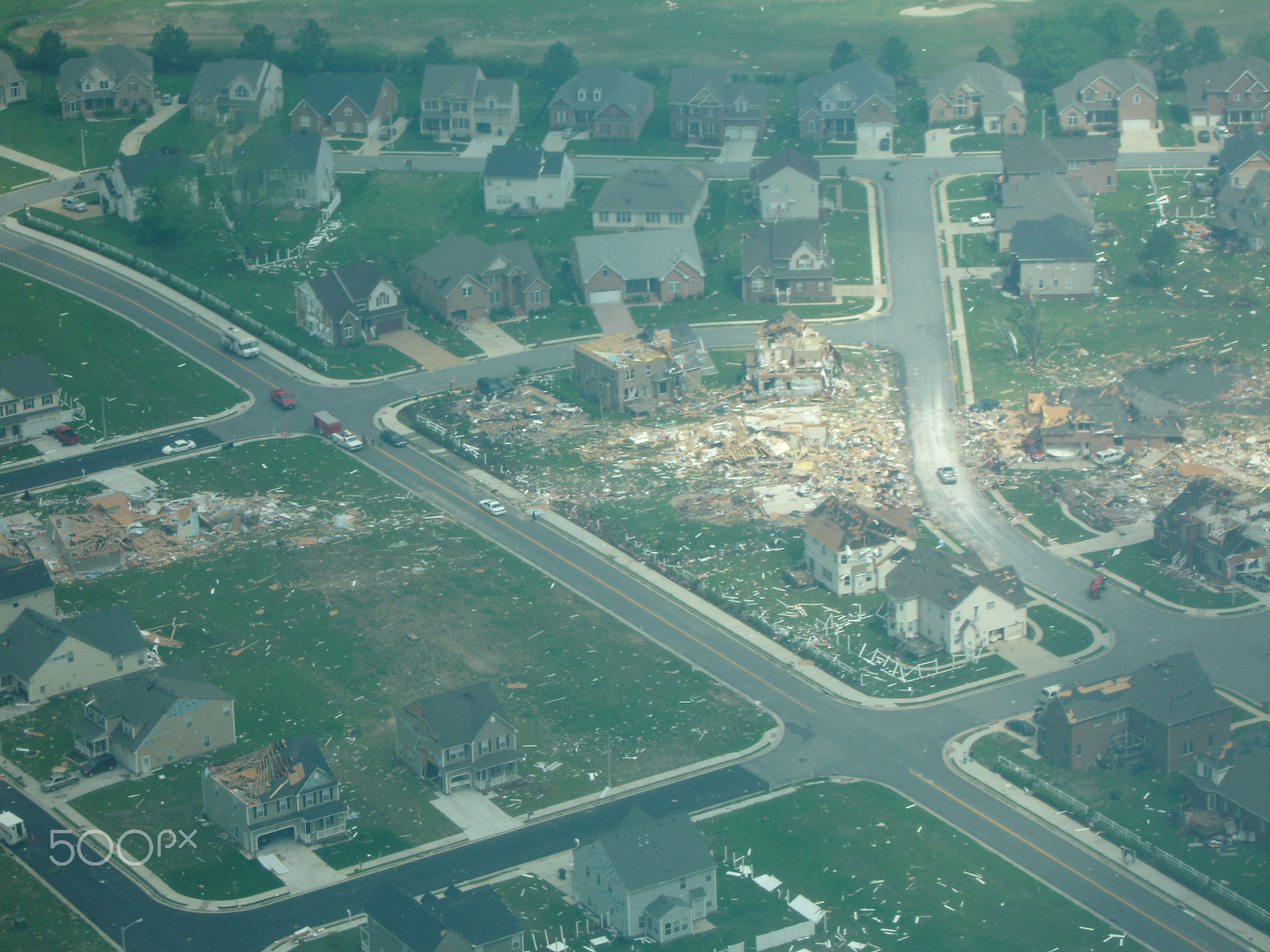 Sony DSC-P200 sample photo. Tornado aerial photography