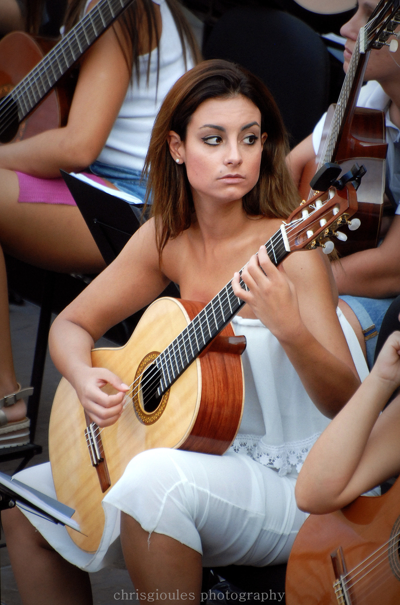 Nikon D200 sample photo. Sweet guirarist photography
