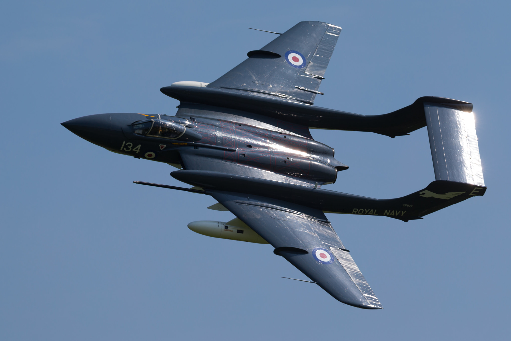 Canon EF 200-400mm F4L IS USM Extender 1.4x sample photo. Dehavilland sea vixen photography