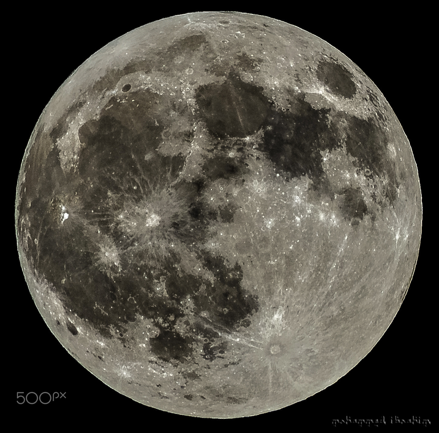 Nikon D800E + Nikon AF-S Nikkor 200-500mm F5.6E ED VR sample photo. Penumbra lunar eclipse peak (18:54gmt, 17-09-2016) photography