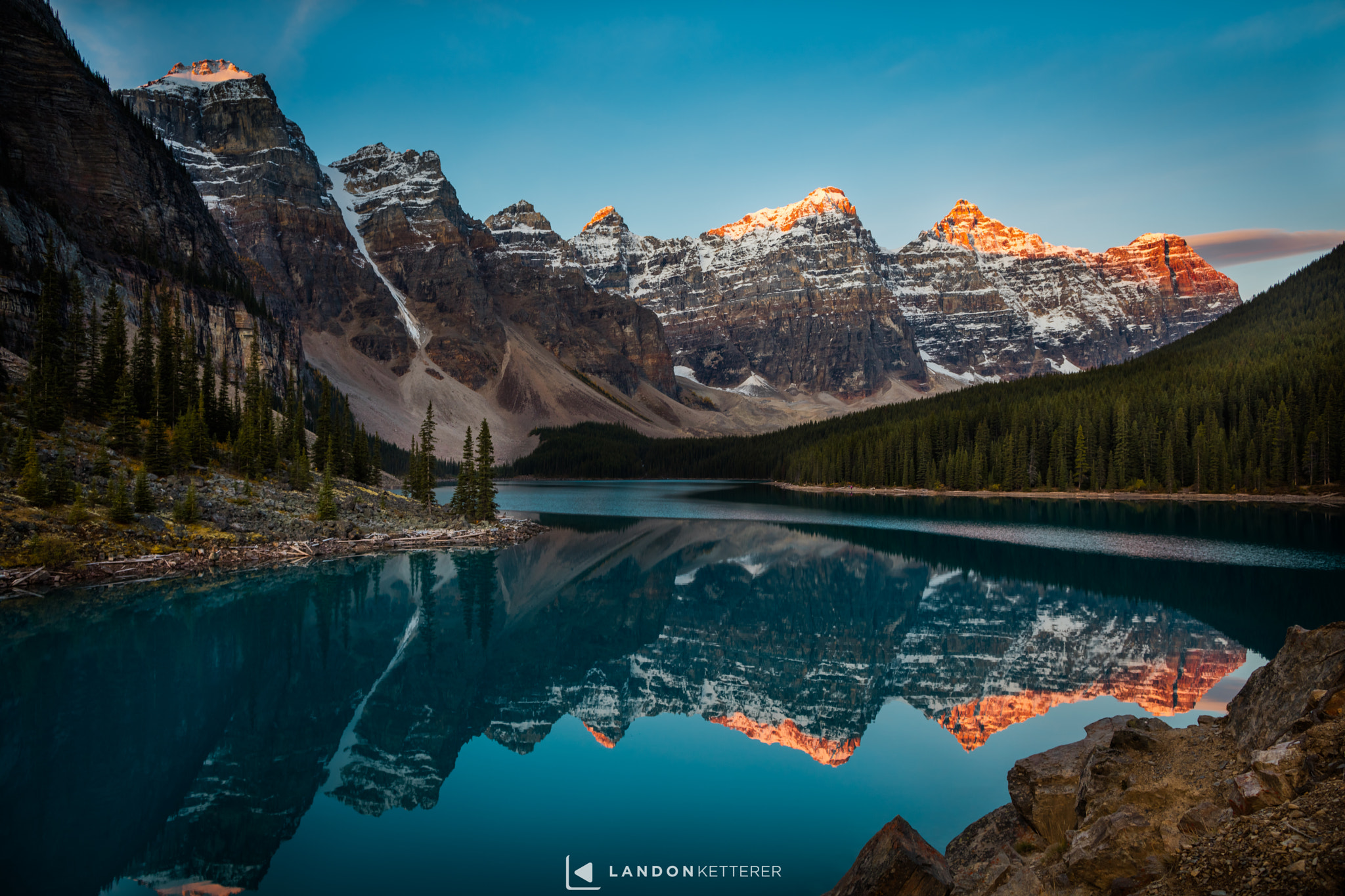 Canon EOS 5DS + Canon EF 24mm F1.4L II USM sample photo. Sunrise at moraine photography