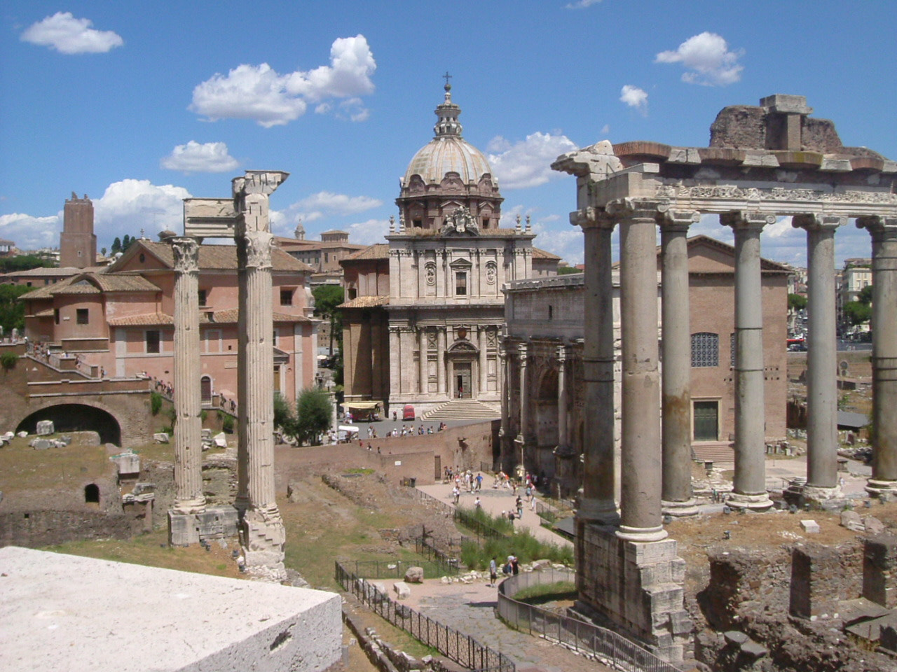 Fujifilm FinePix A310 sample photo. Foro romano photography