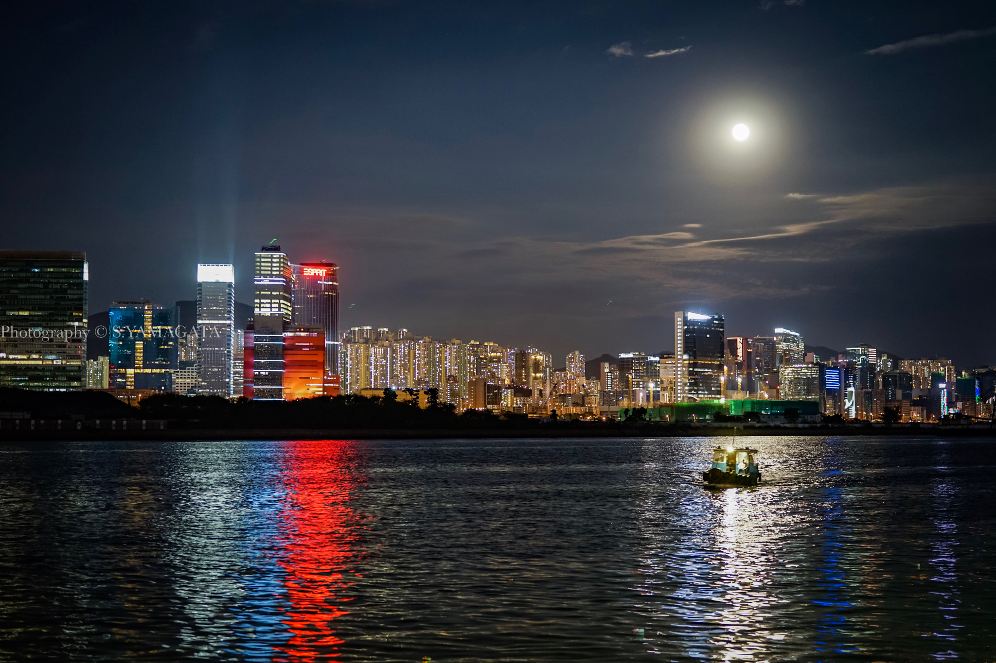 Sony Planar T* FE 50mm F1.4 ZA sample photo. Full moon photography