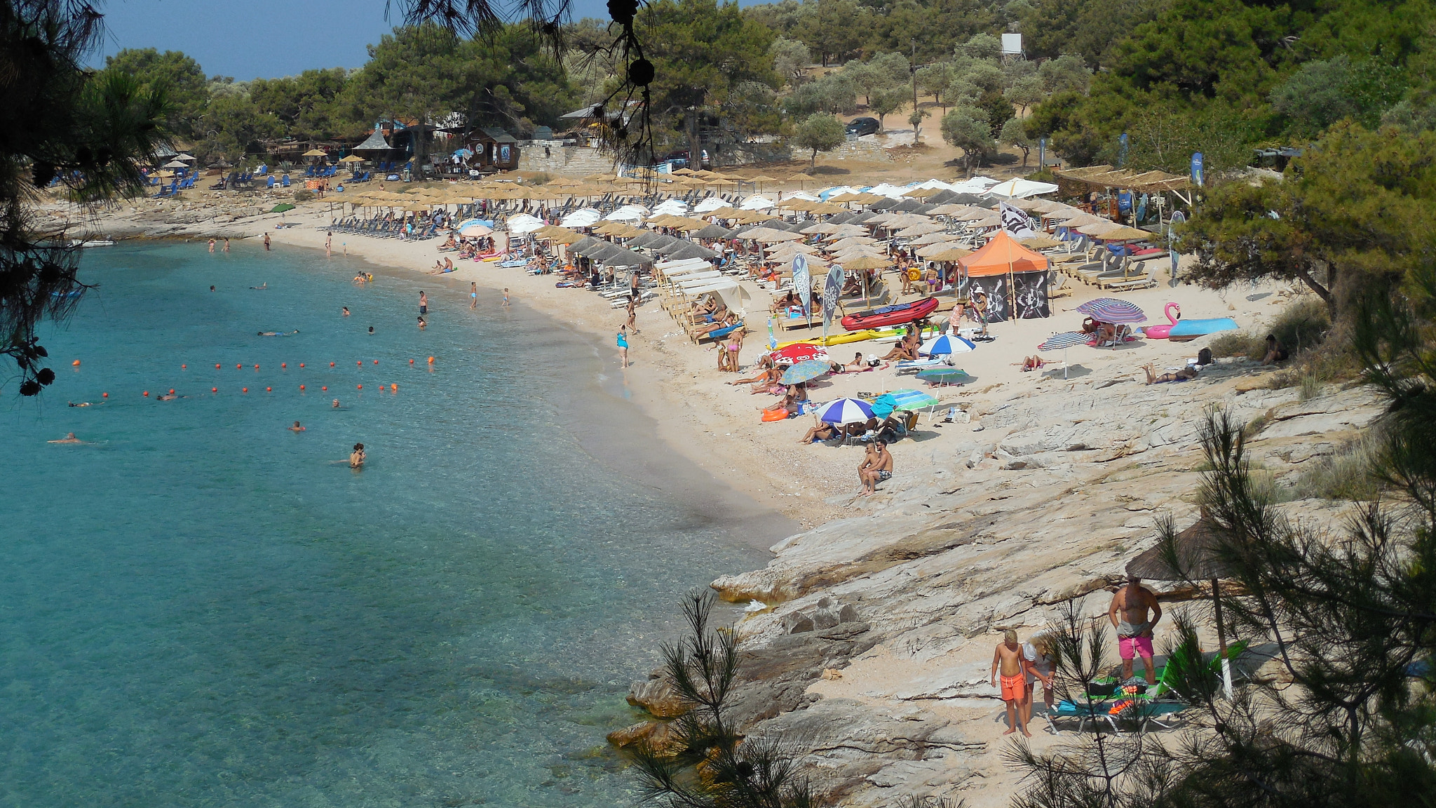 Nikon COOLPIX L620 sample photo. Psili ammos beach thassos greece photography