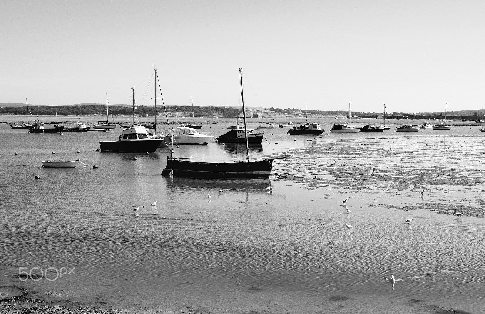 Panasonic Lumix DMC-GH4 sample photo. Boats at low tide photography