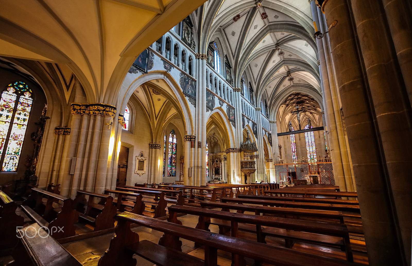 Canon EF 14mm F2.8L II USM sample photo. Catedrale fribourg  ch photography