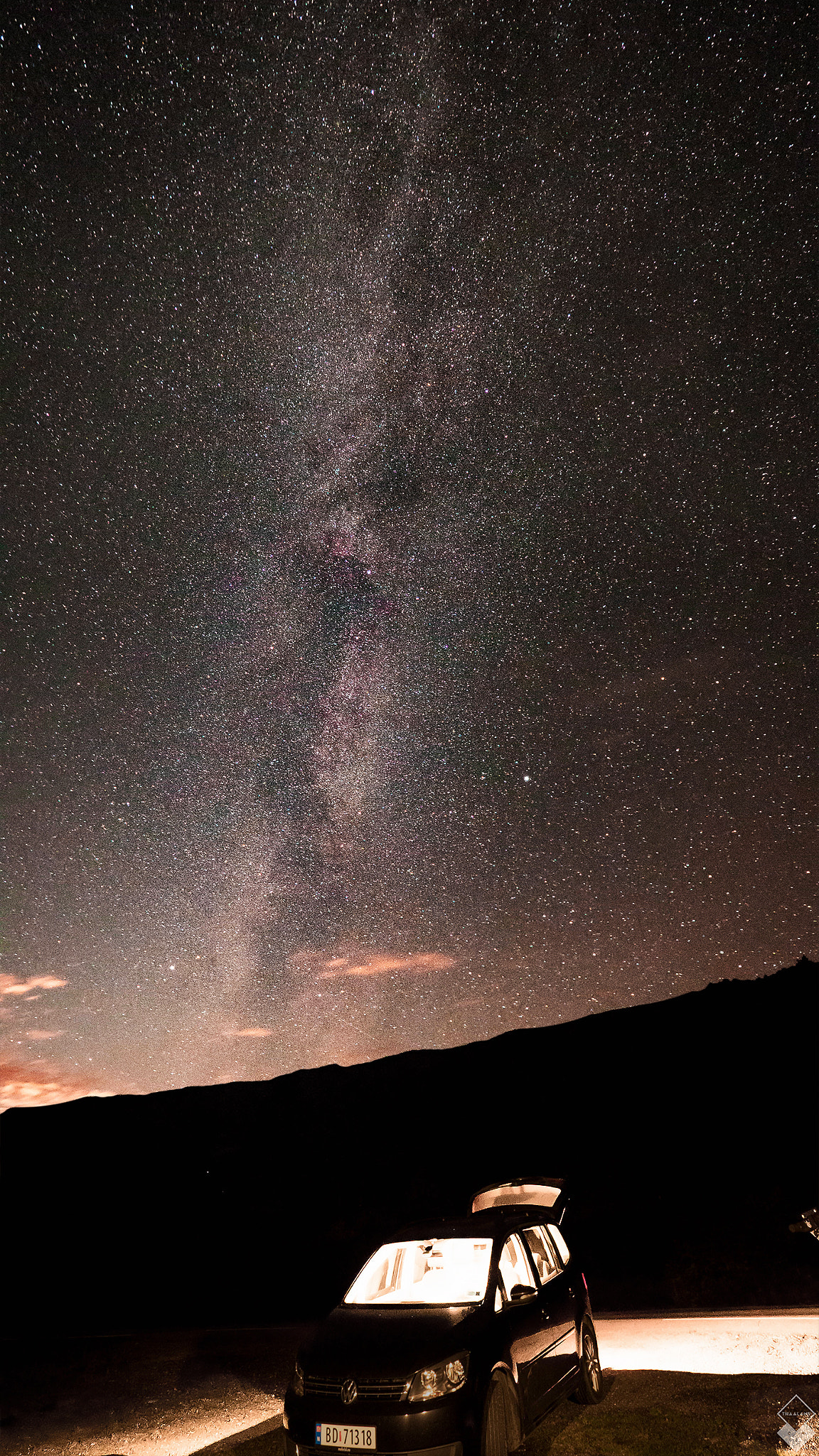 Panasonic Lumix DMC-GH4 + Olympus M.Zuiko Digital ED 7-14mm F2.8 PRO sample photo. The milky way photography