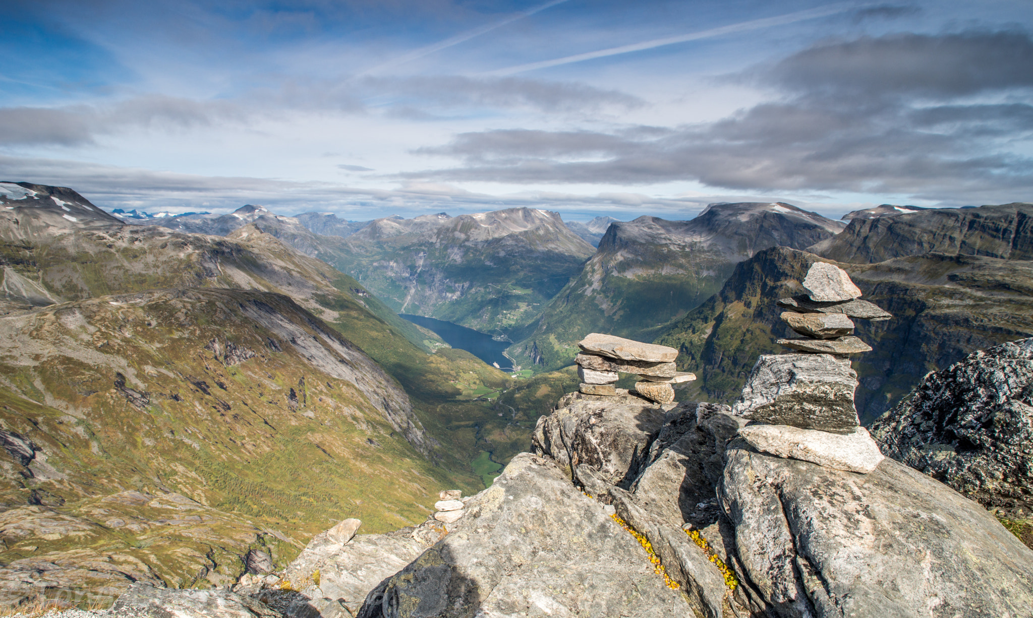 Minolta AF 28-80mm F3.5-5.6 II sample photo. View of geiranger fjord, norway. photography