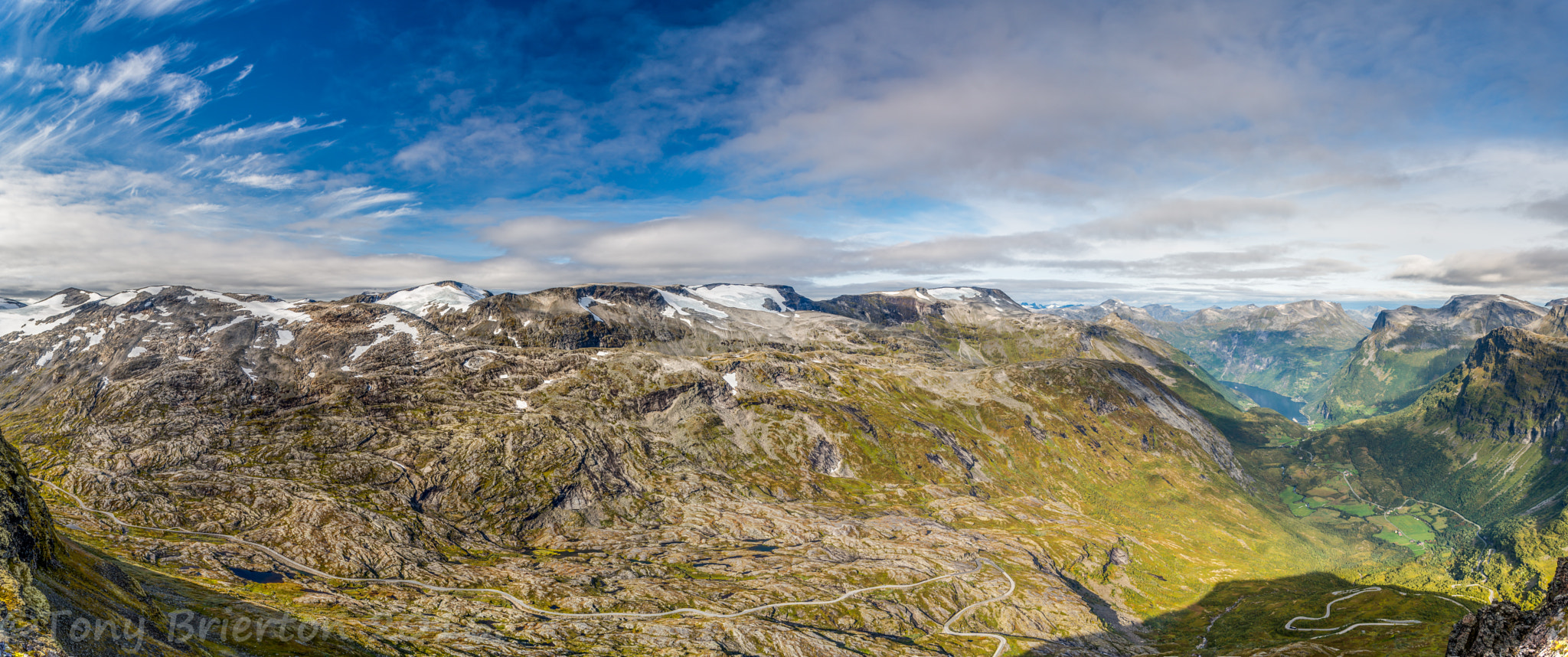 Sony a99 II + Minolta AF 28-80mm F3.5-5.6 II sample photo. Geiranger panorama. photography