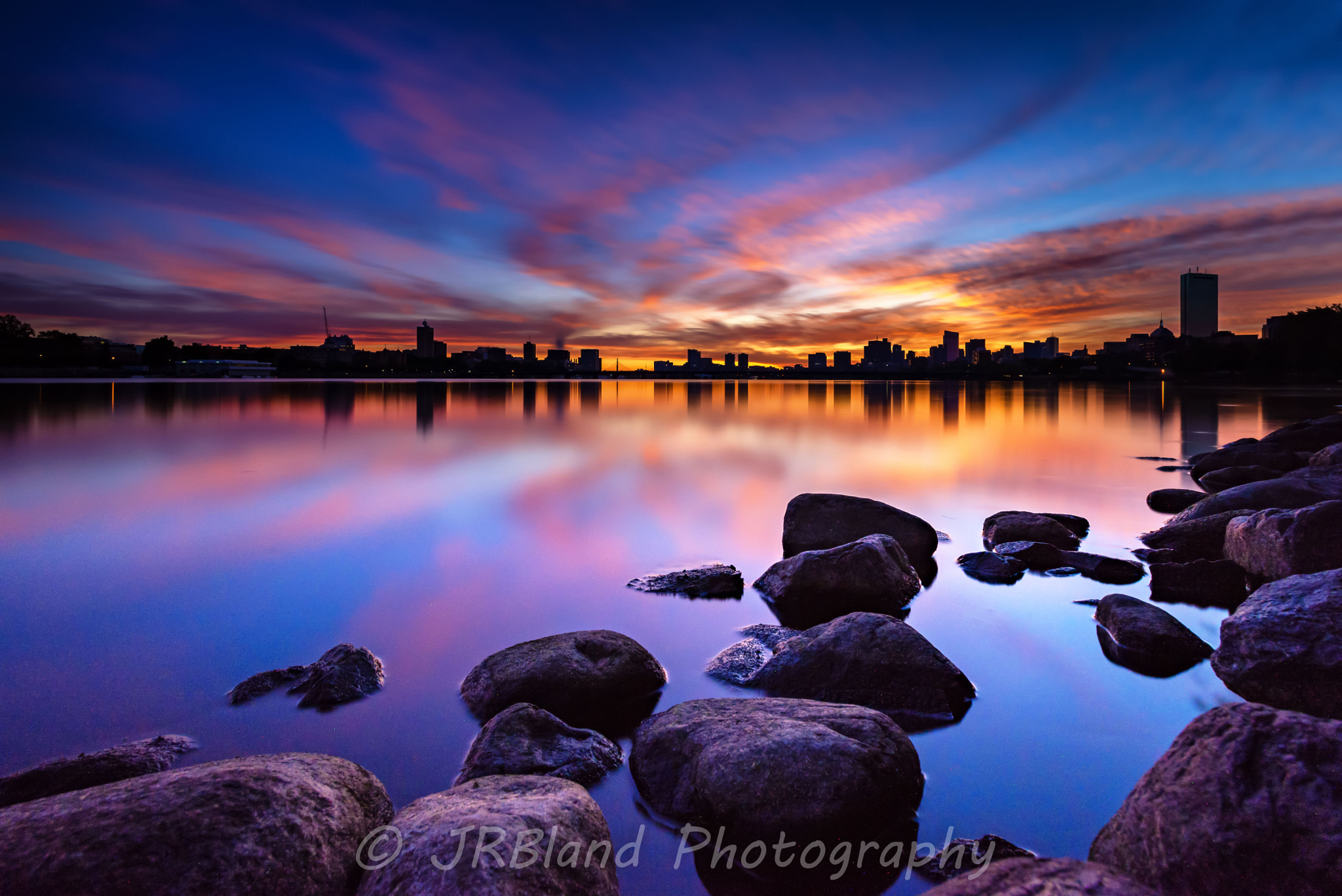 Nikon AF-S Nikkor 17-35mm F2.8D ED-IF sample photo. Charles river sunrise boston ma. photography