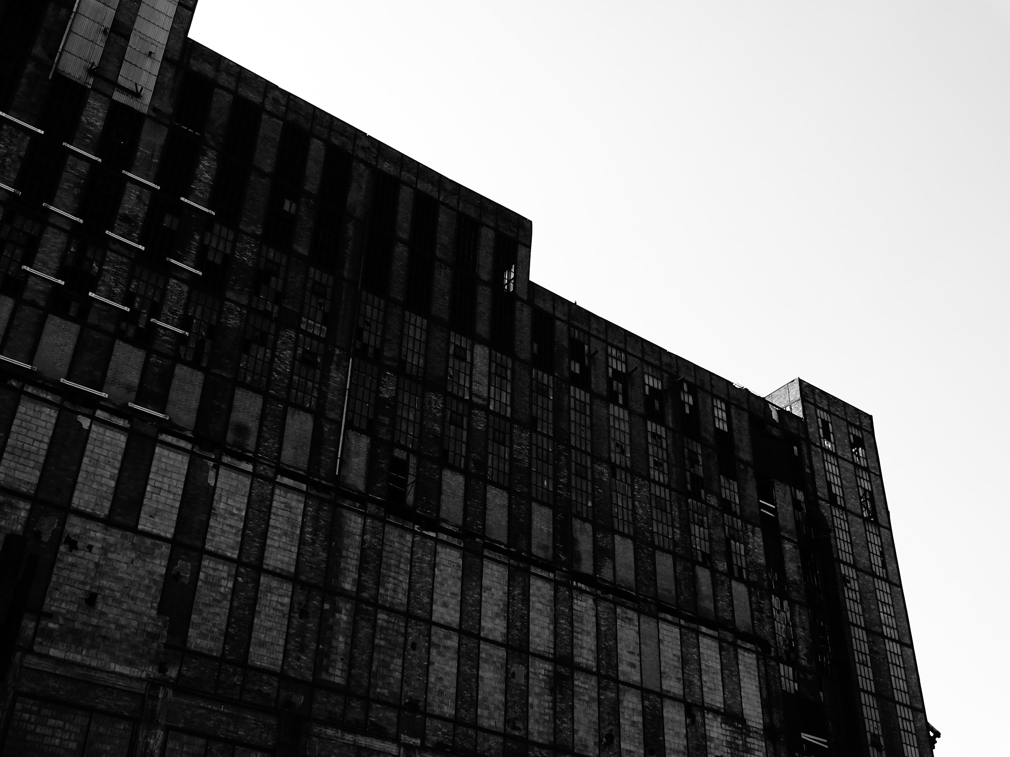 Sony Cyber-shot DSC-WX220 sample photo. Black and white building photography
