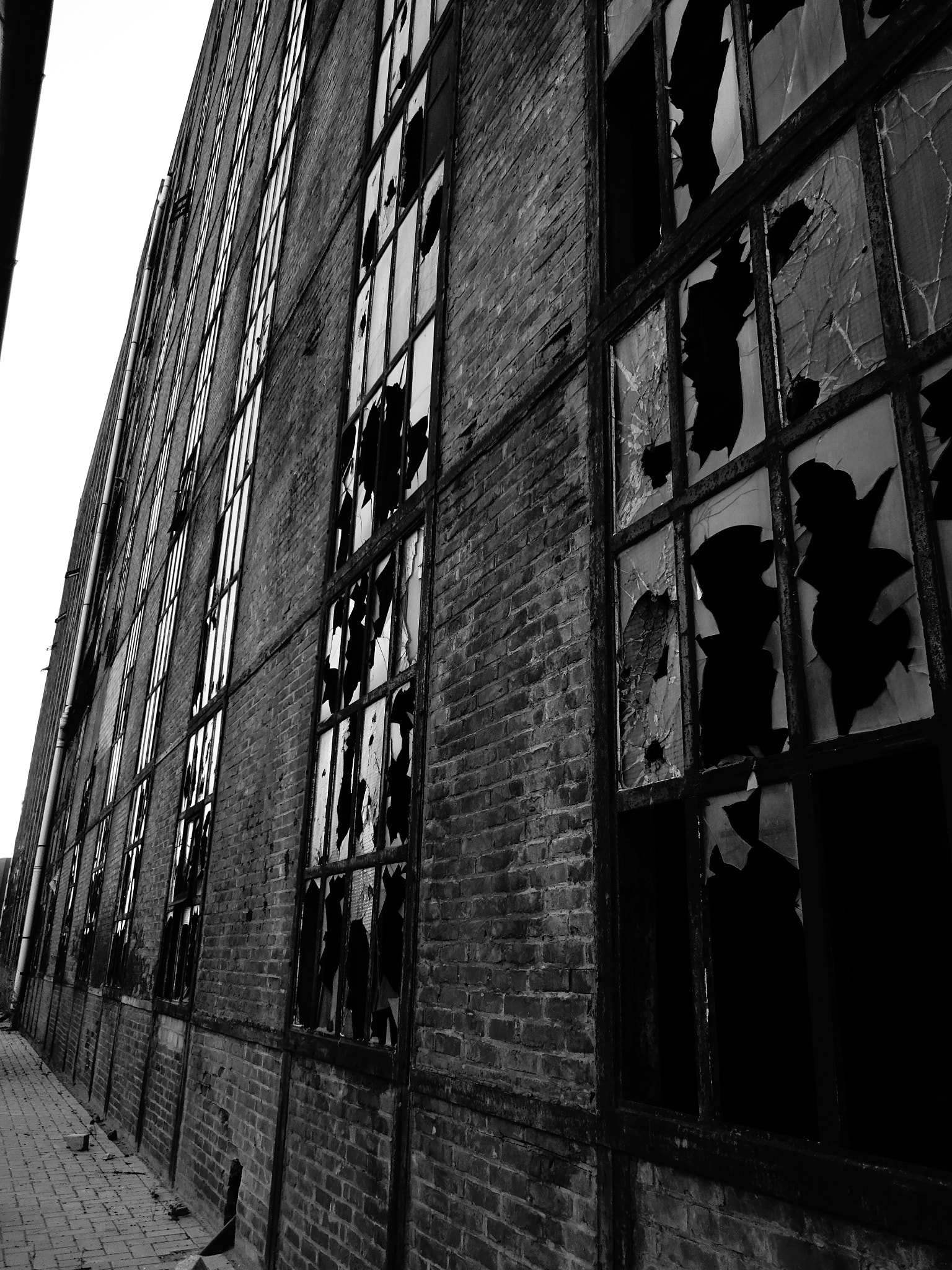 Sony Cyber-shot DSC-WX220 sample photo. Black and white buildings photography